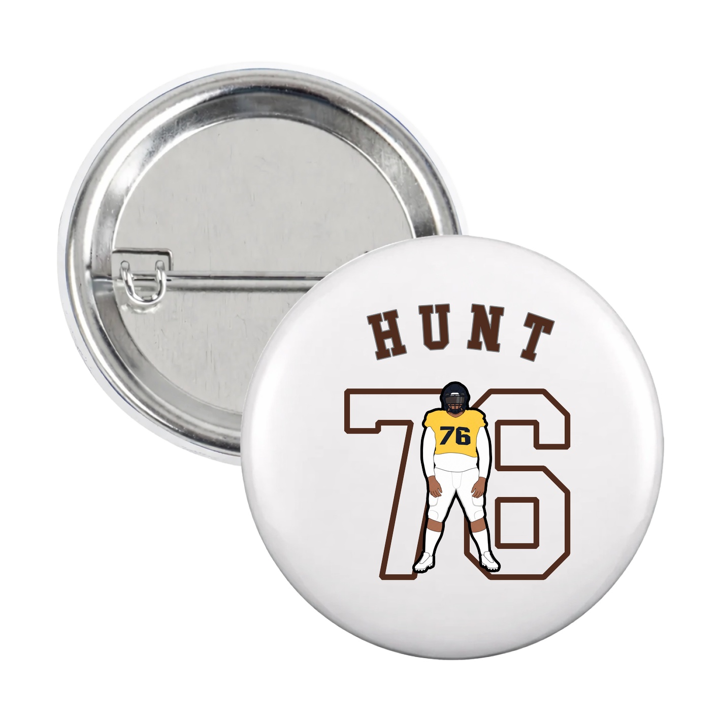 Game Day Button — Shirsey Arch in White