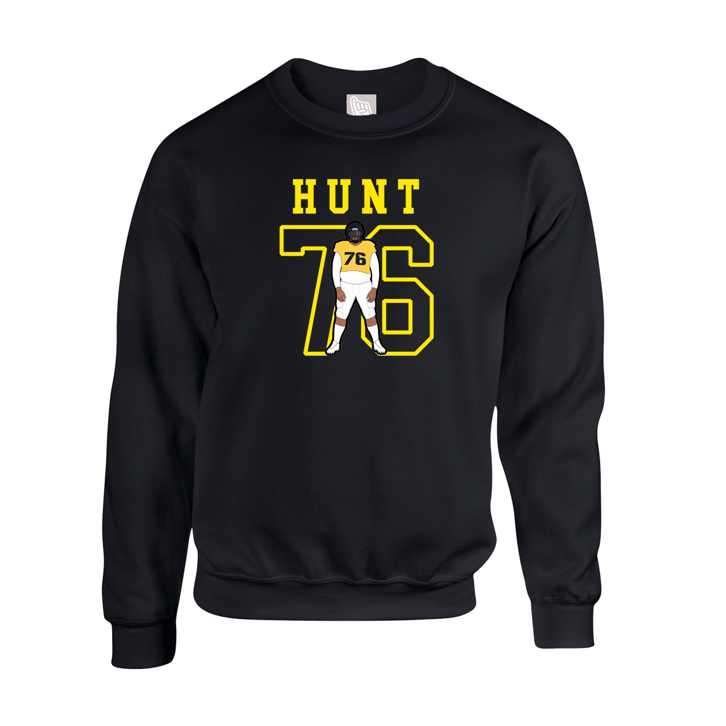 Fleece Crew — Shirsey in Black