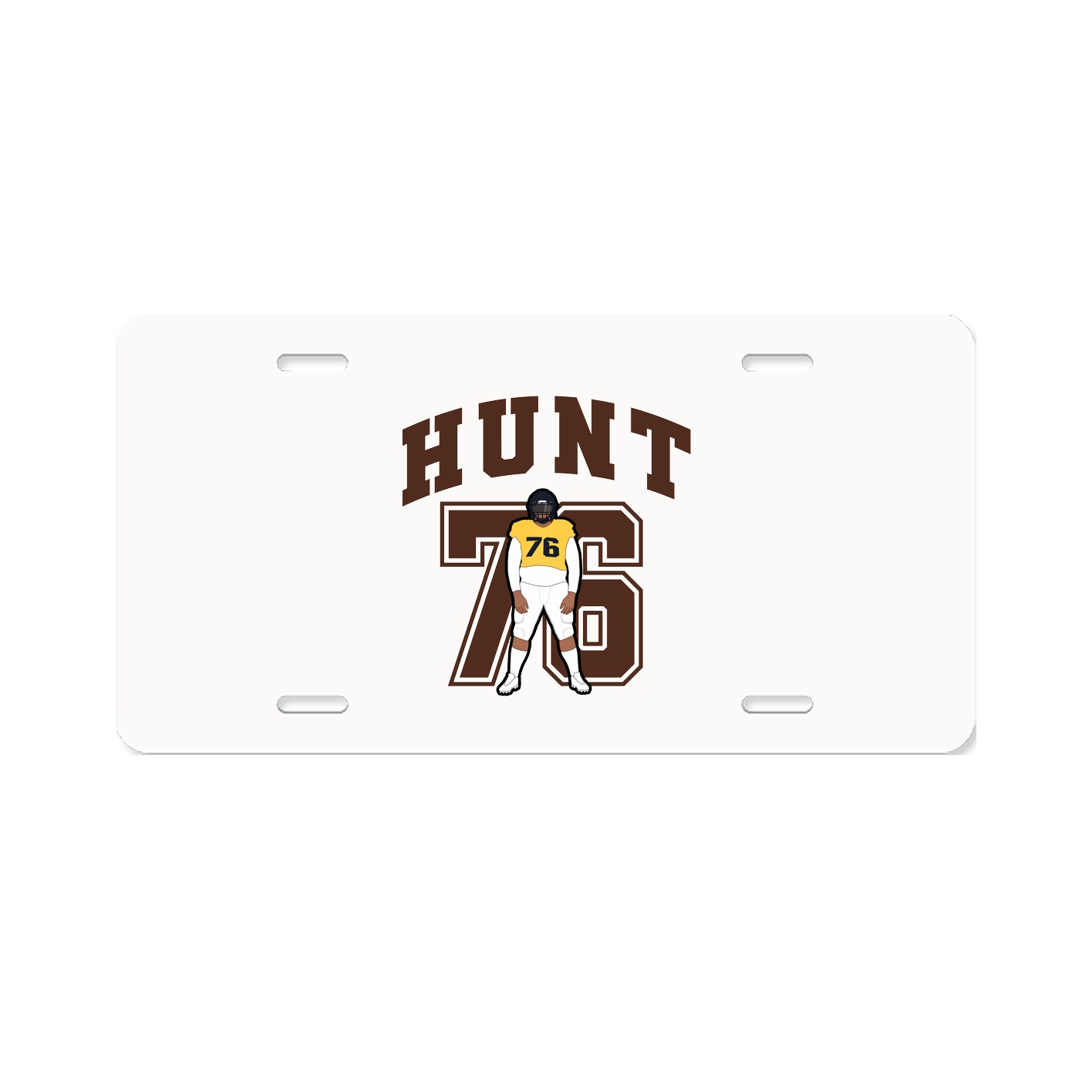 License Plate — Number in Classic
