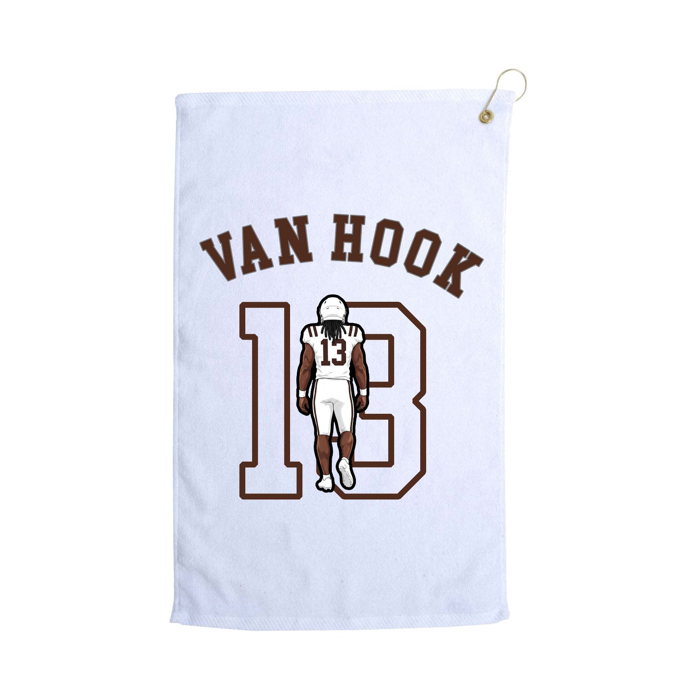 Golf Towel — Shirsey Arch in White
