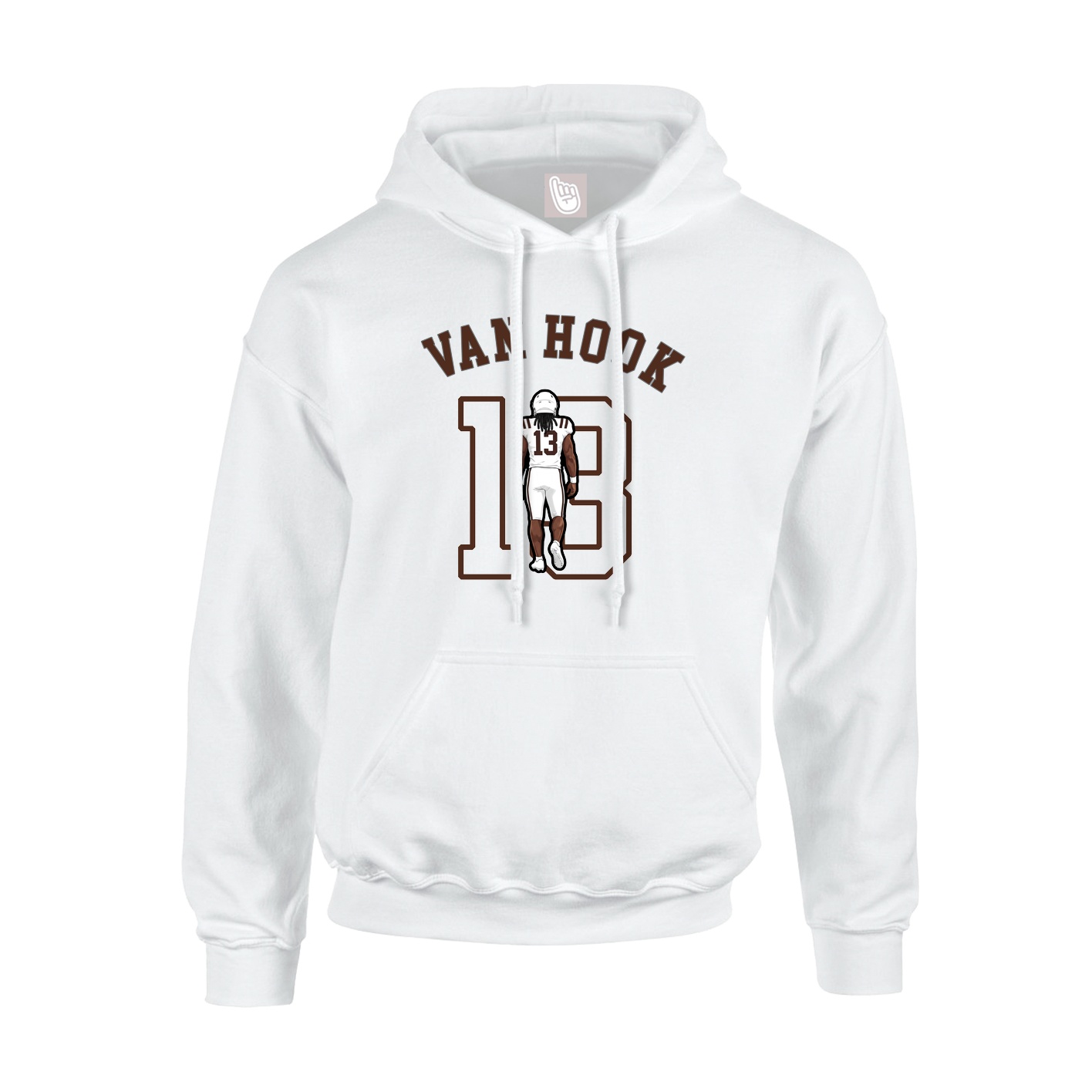 Hoodie — Shirsey Arch in White