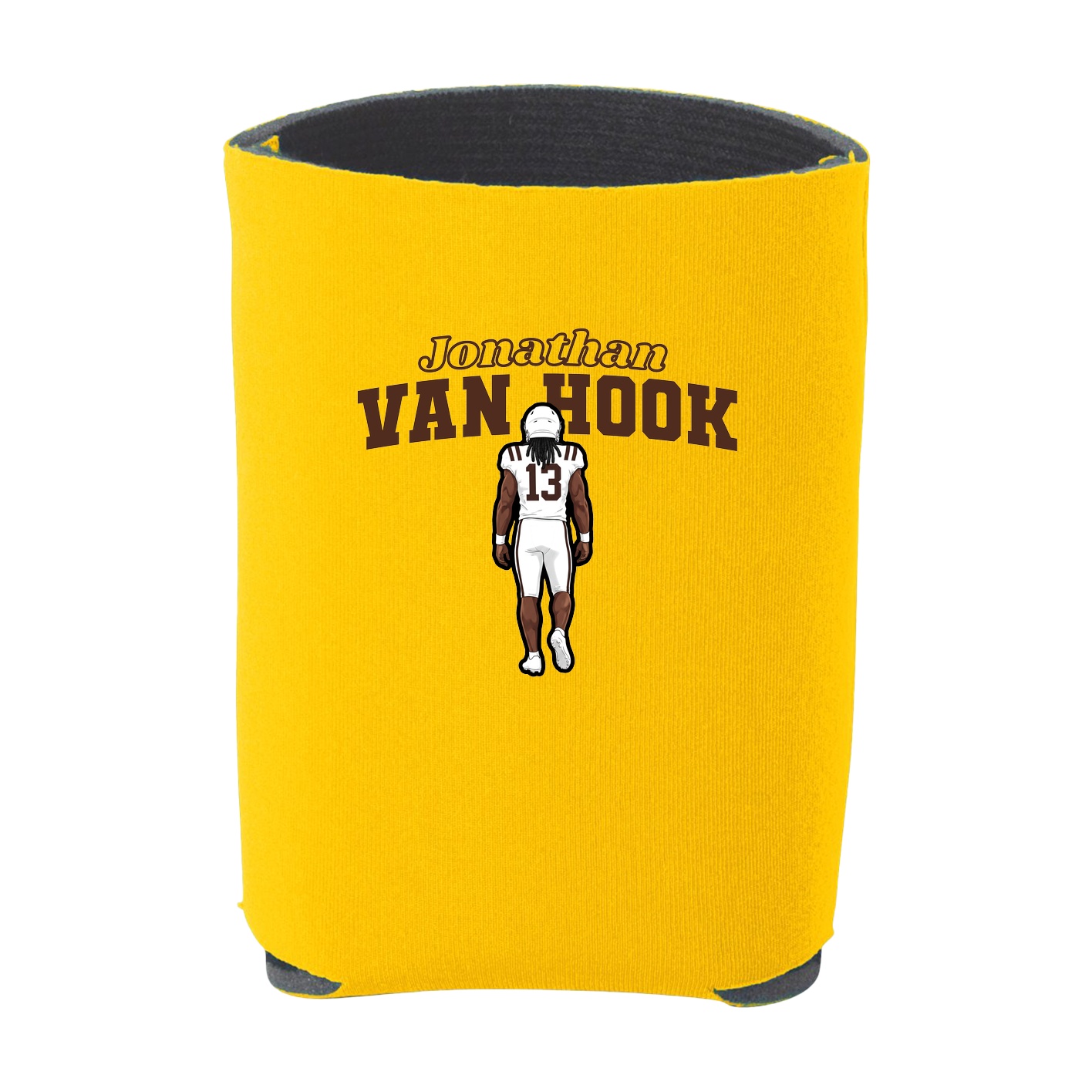 Can Holder — Name Arch in Yellow