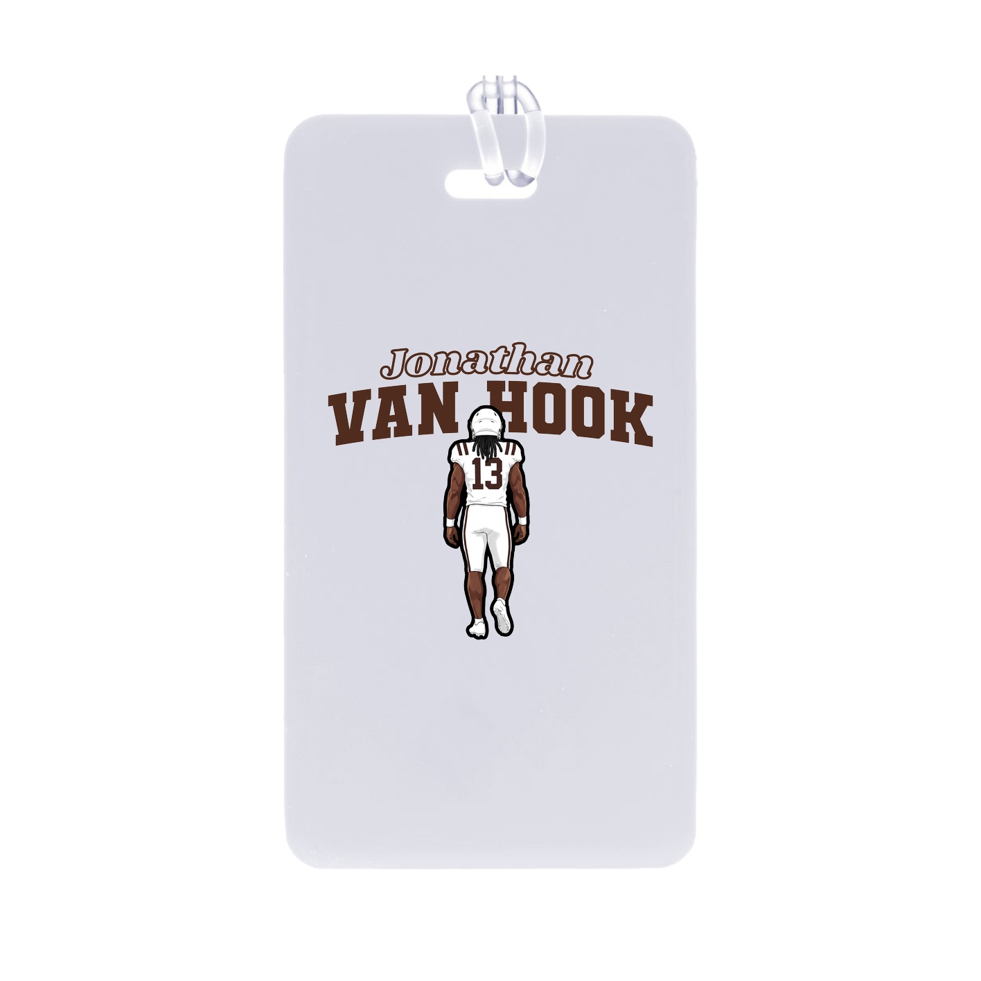 Bag Tag — Name Arch in Classic