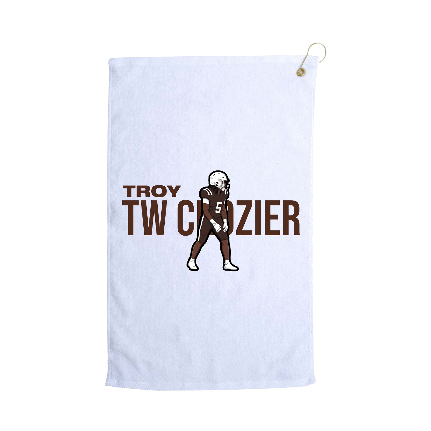 Golf Towel — Player Name in White