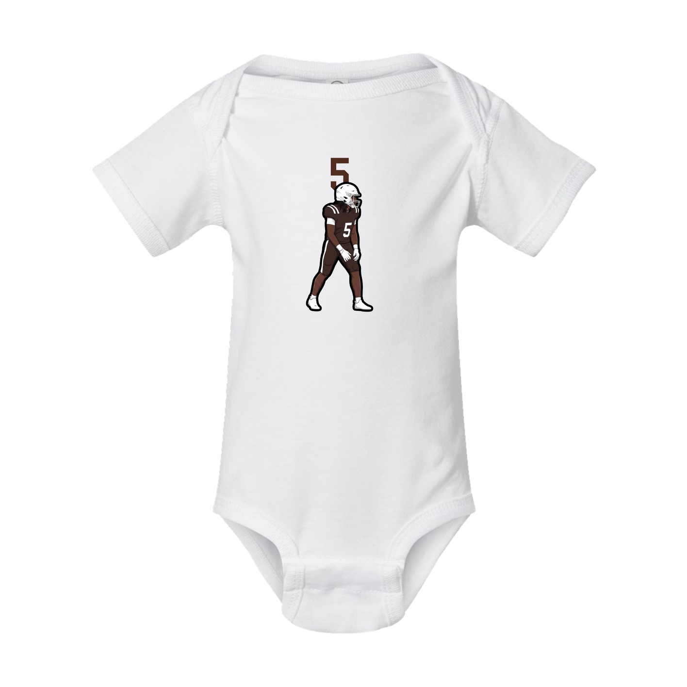 Baby Onesie — Number Top in White