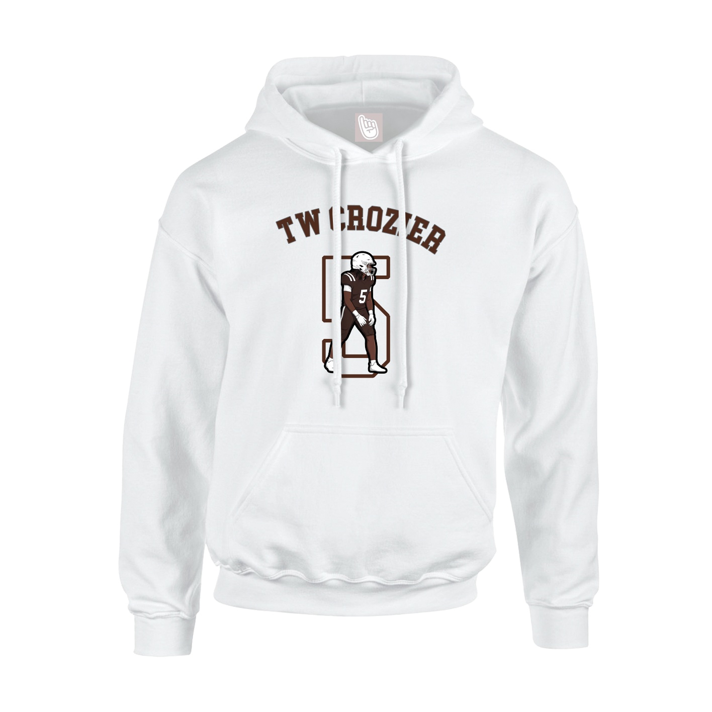Hoodie — Shirsey Arch in White