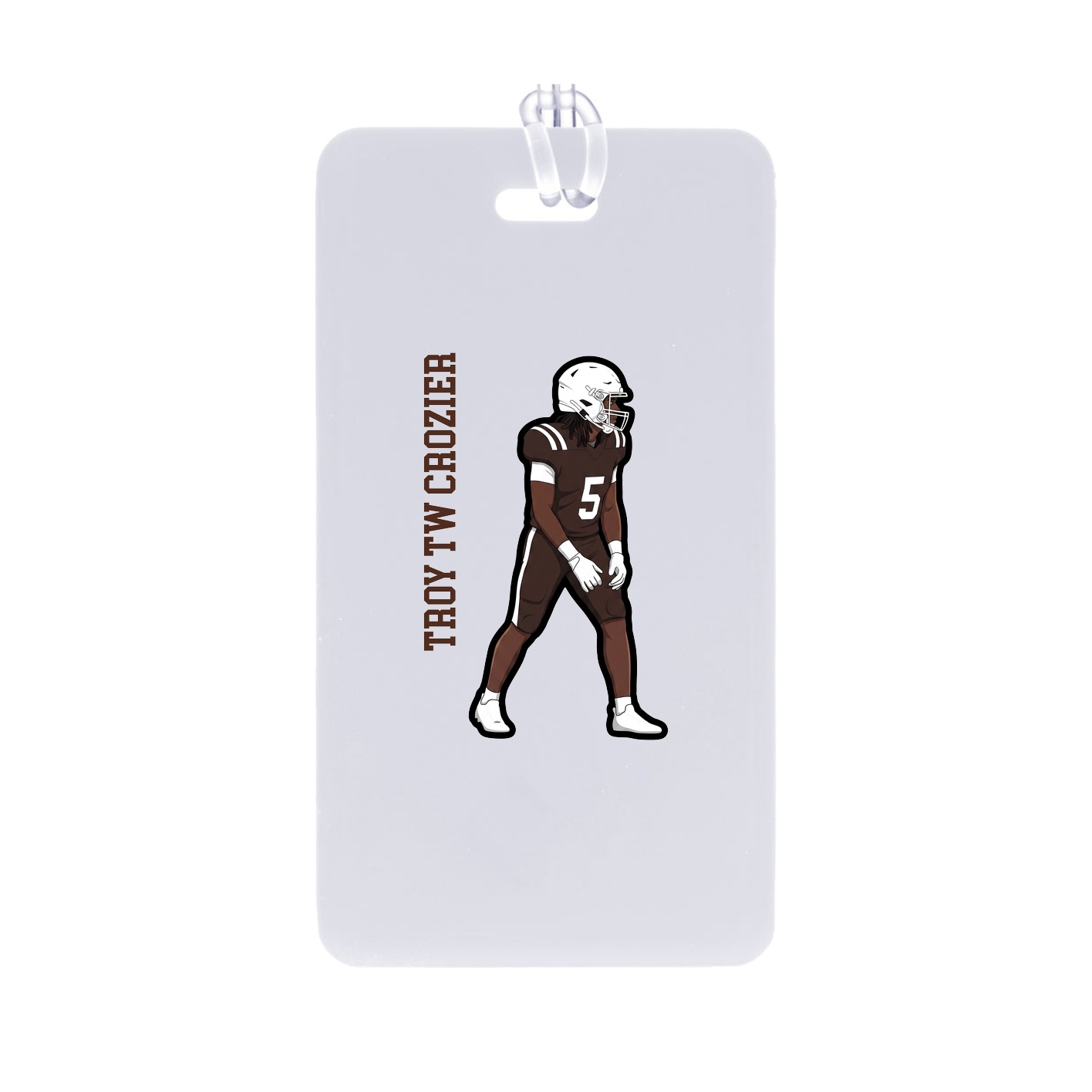 Bag Tag — Name Vertical in Classic