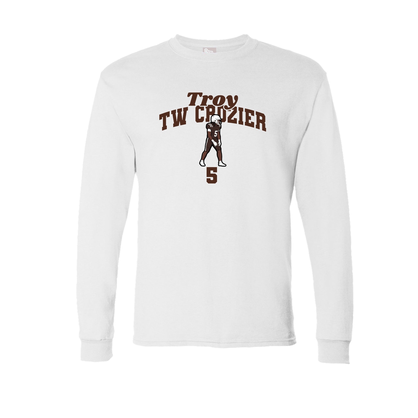Long Sleeve Tee — Signature Arch in White