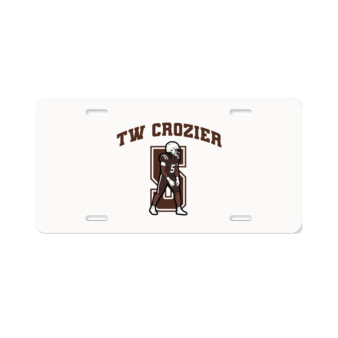 License Plate — Number in Classic