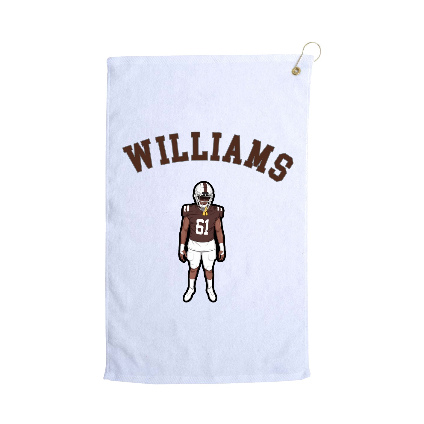 Golf Towel — Shirsey Arch in White