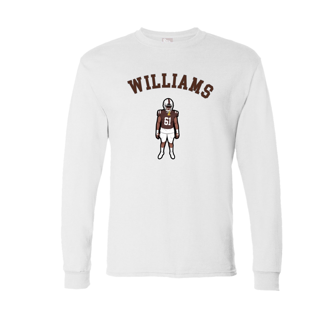 Long Sleeve Tee — Shirsey Arch in White