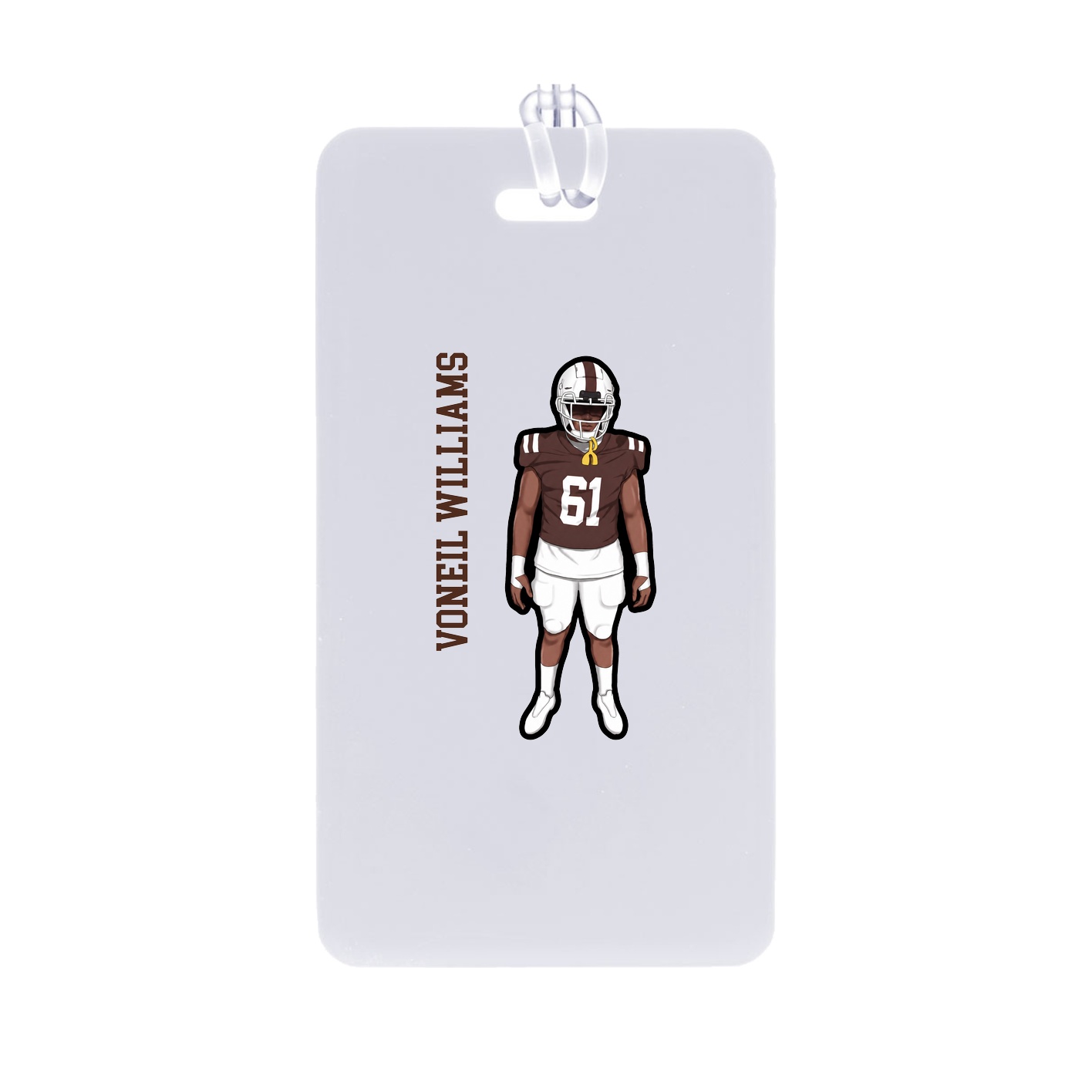 Bag Tag — Name Vertical in Classic