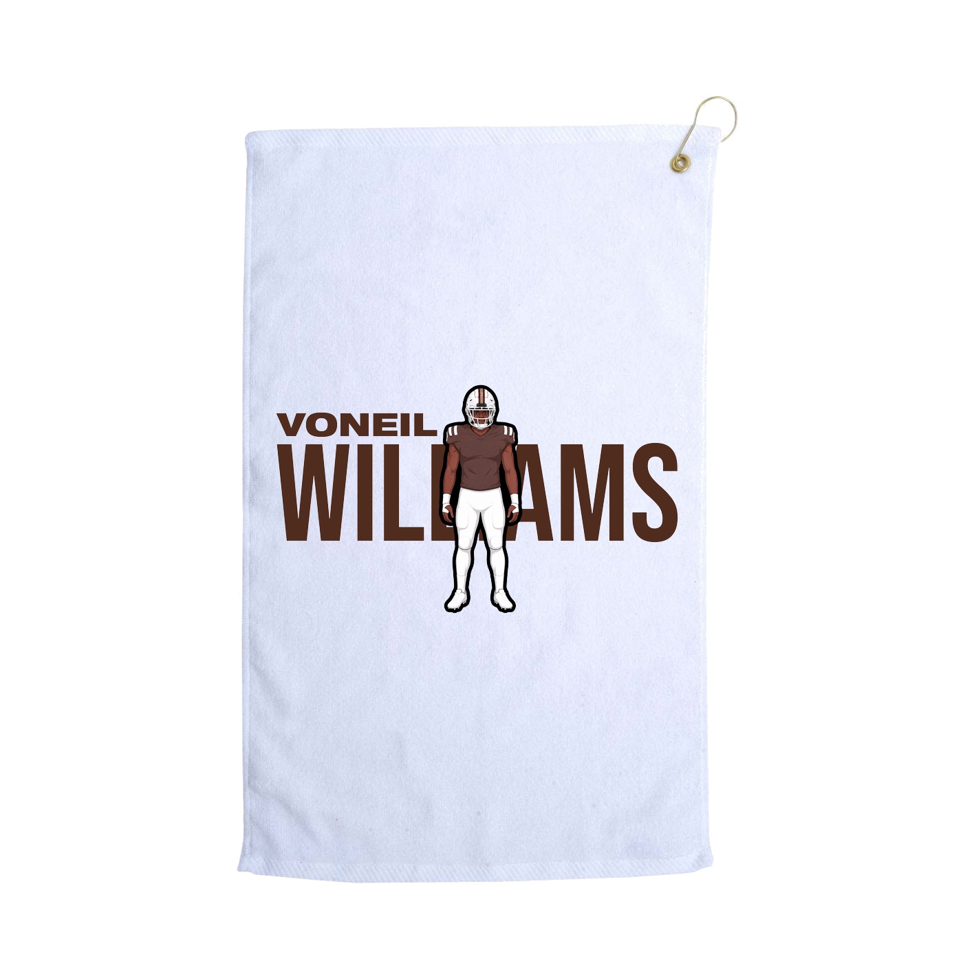 Golf Towel — Player Name in White