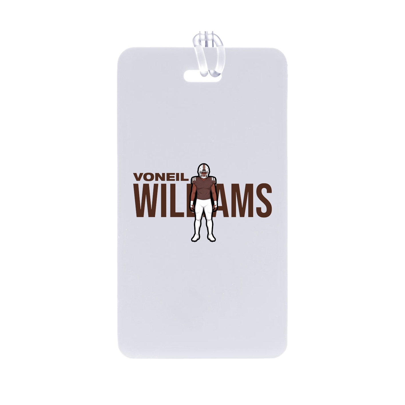 Bag Tag — Player Name in Classic