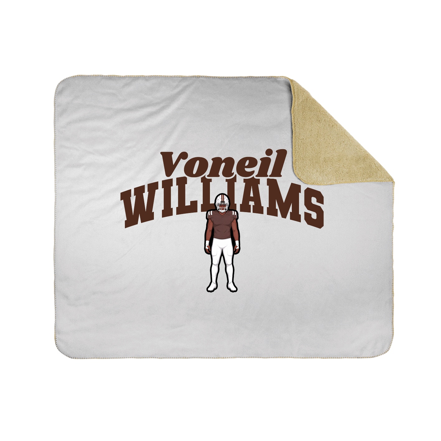 Throw Blanket — Signature Arch in White