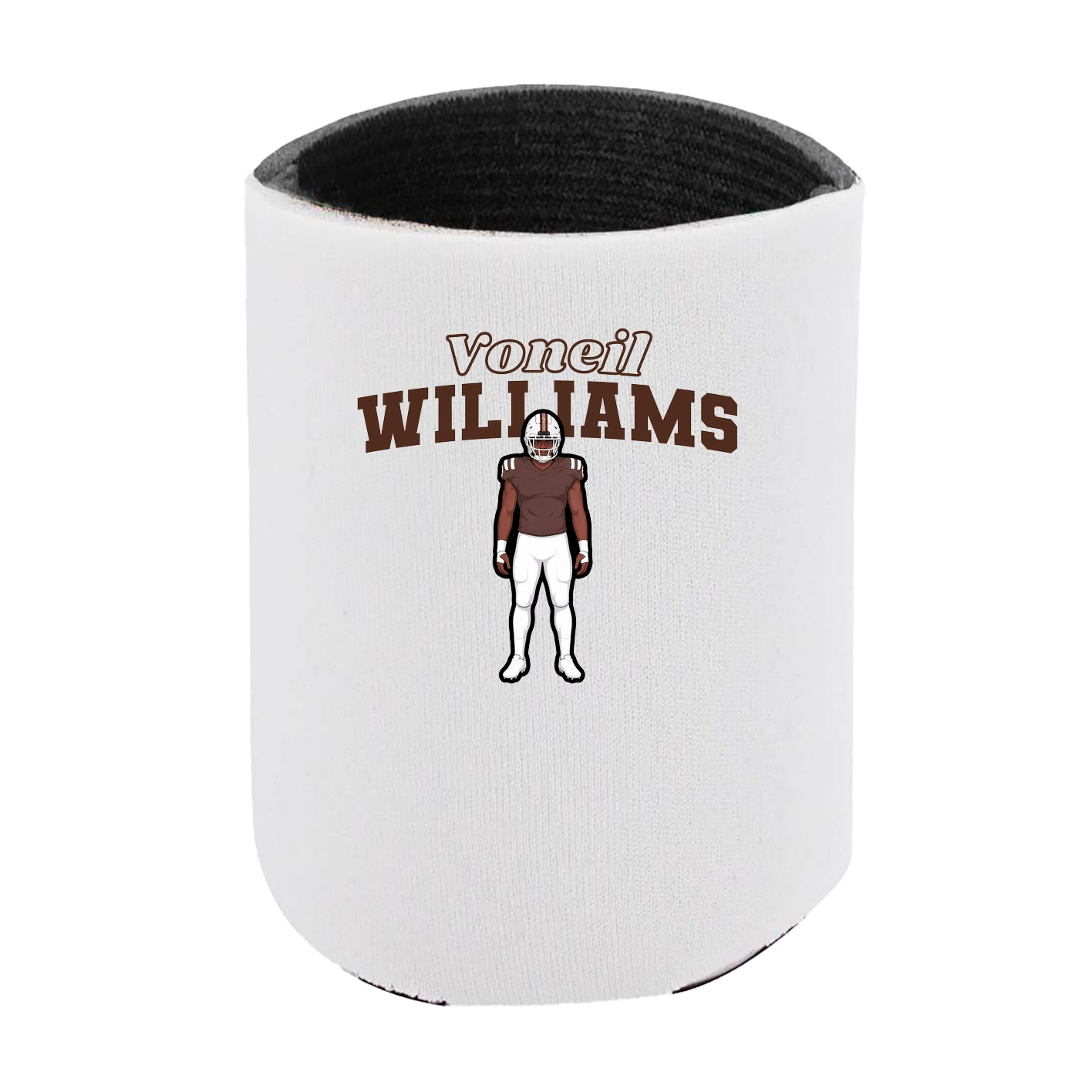 Can Holder — Name Arch in White