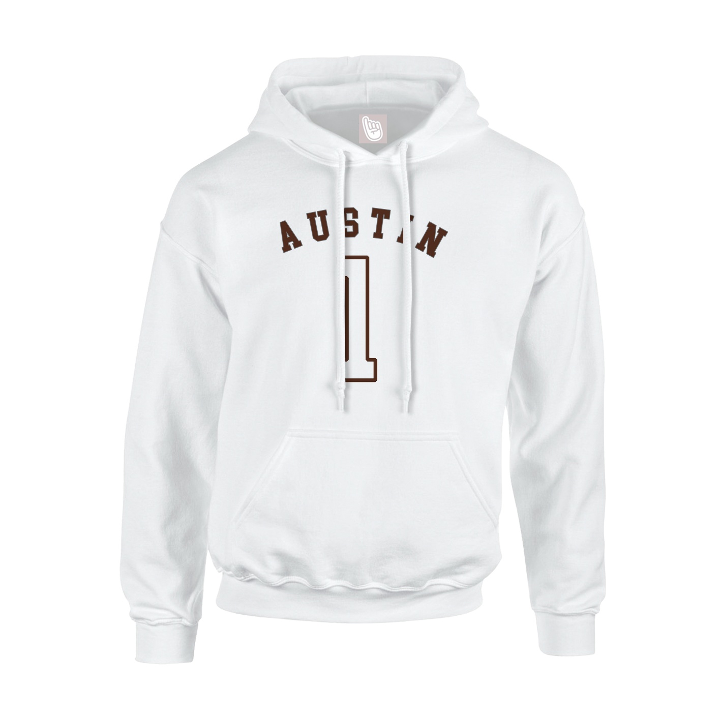 Youth Hoodie — Shirsey Arch in White