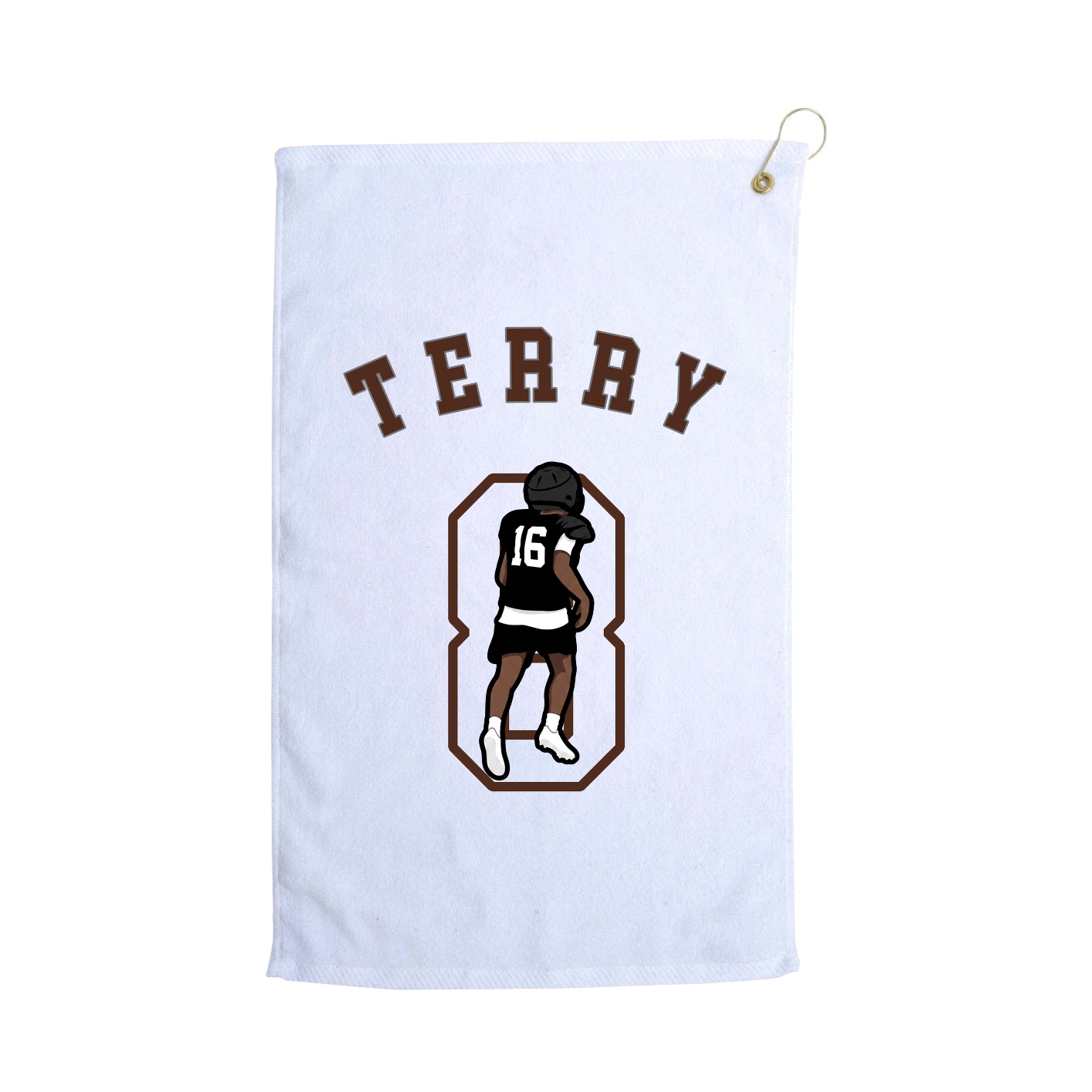 Golf Towel — Shirsey Arch in White