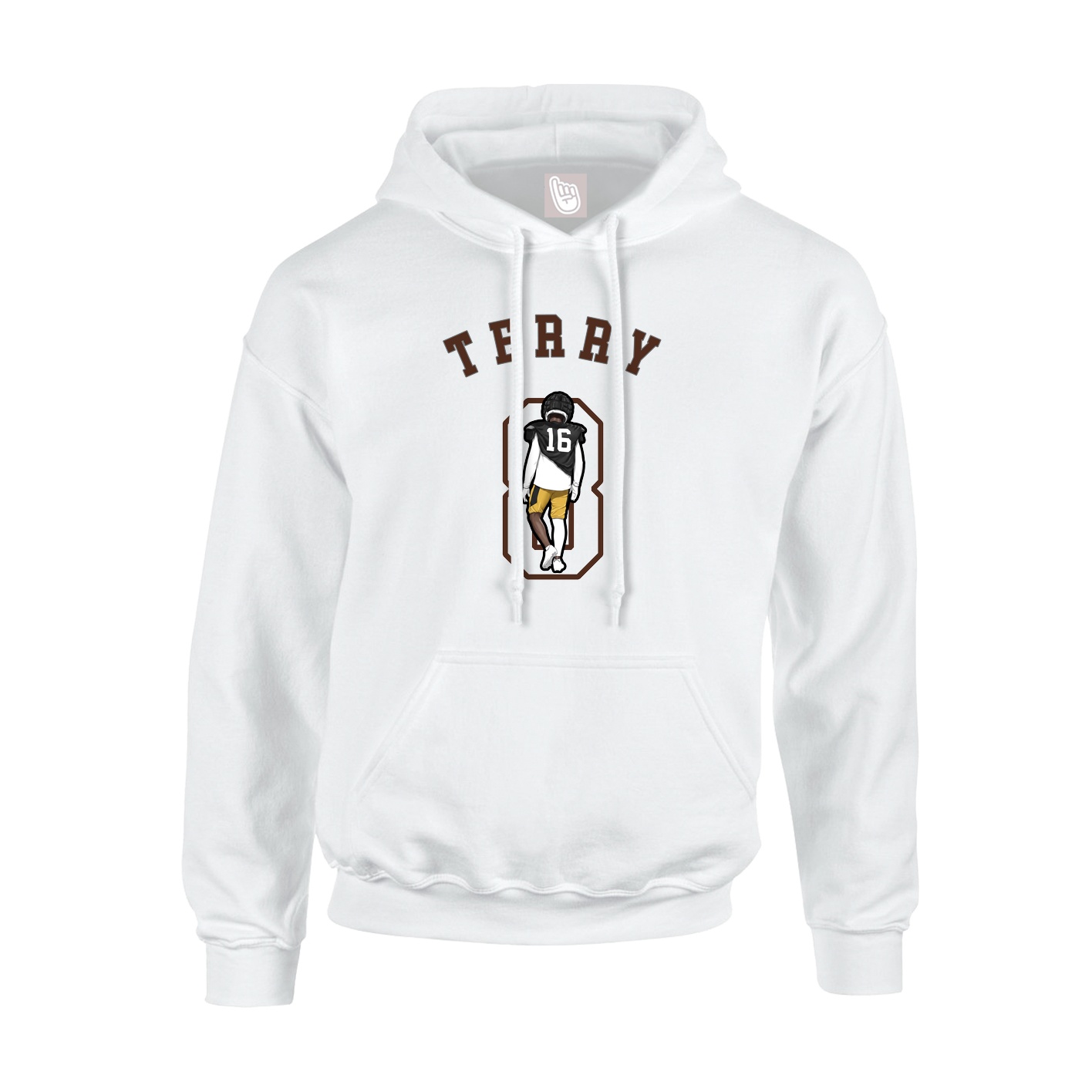 Youth Hoodie — Shirsey Arch in White