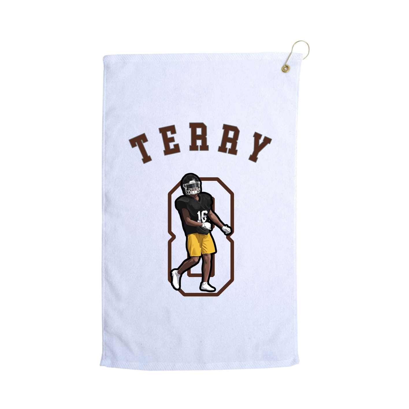 Golf Towel — Shirsey Arch in White