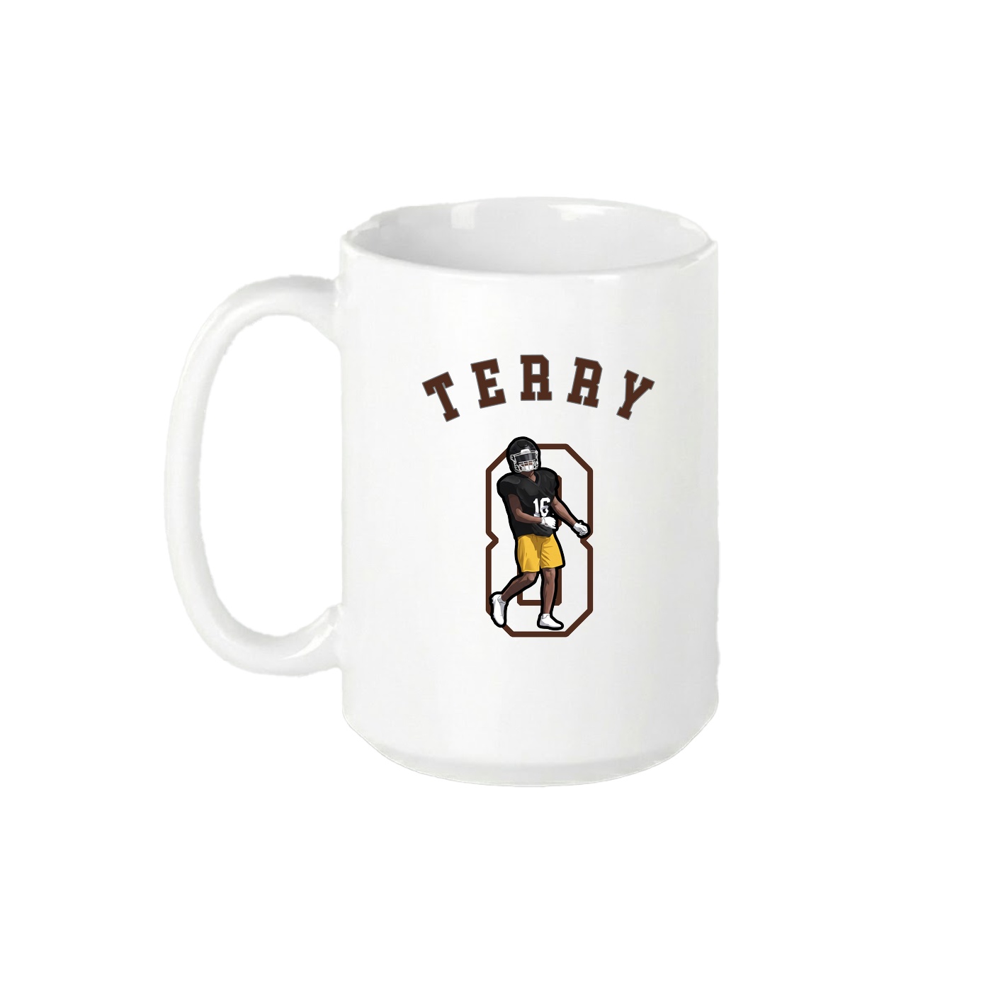 15oz Coffee Mug — Shirsey Arch in White