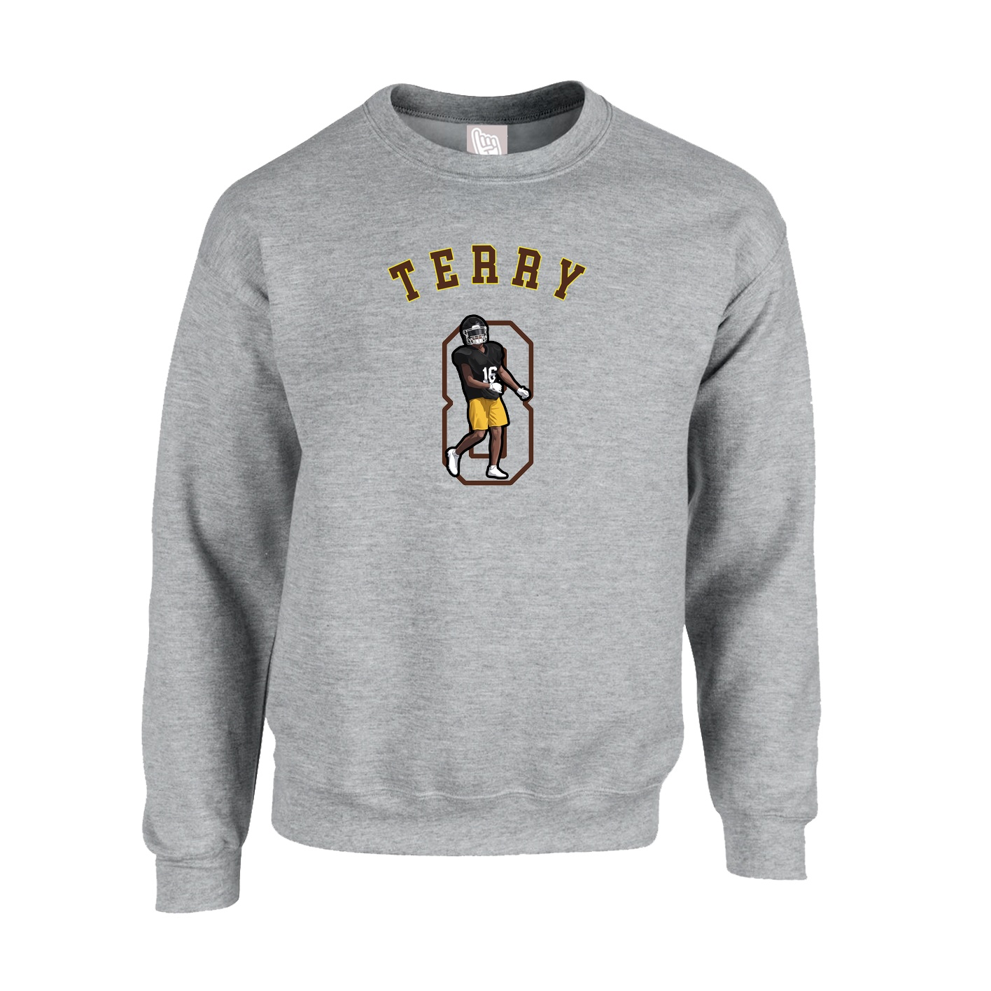 Fleece Crew — Shirsey Arch in Grey