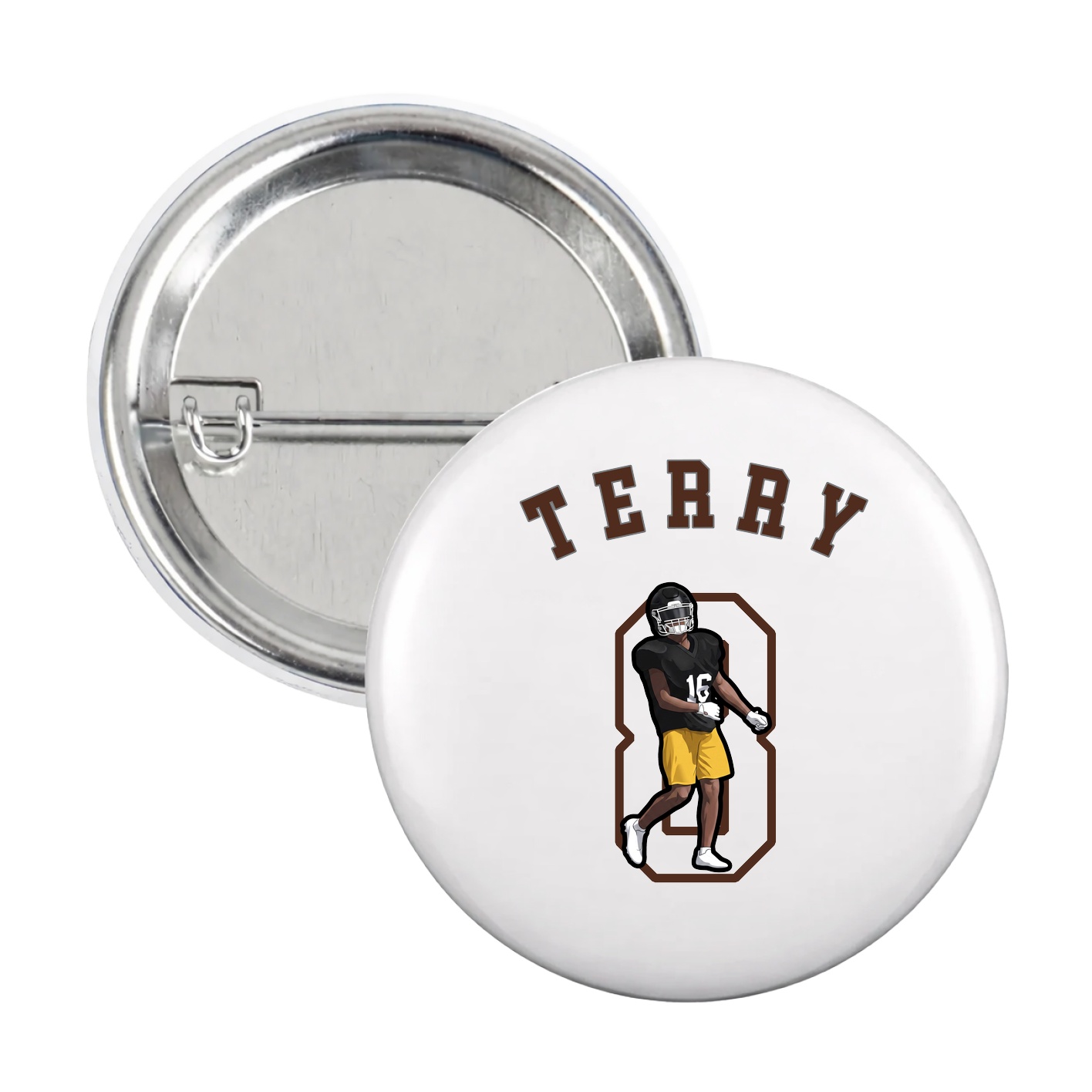 Game Day Button — Shirsey Arch in White