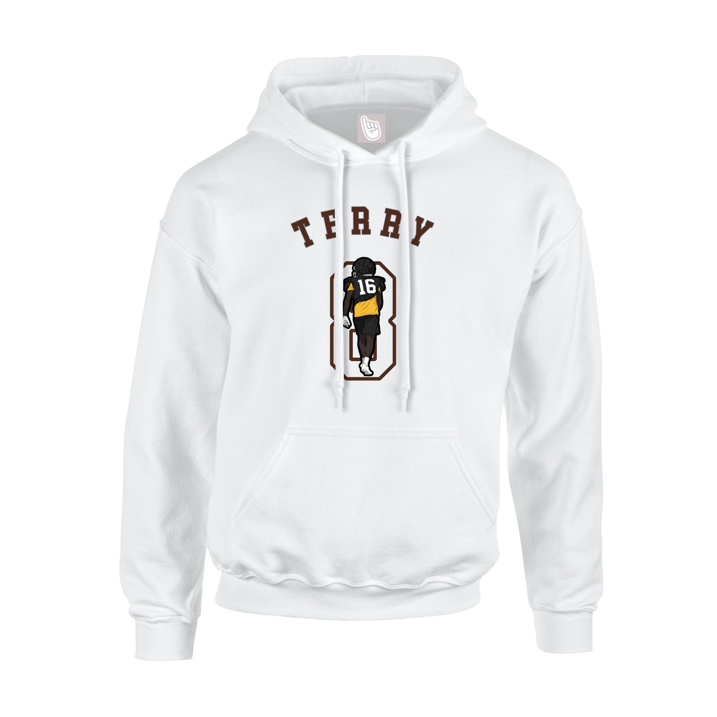 Youth Hoodie — Shirsey Arch in White