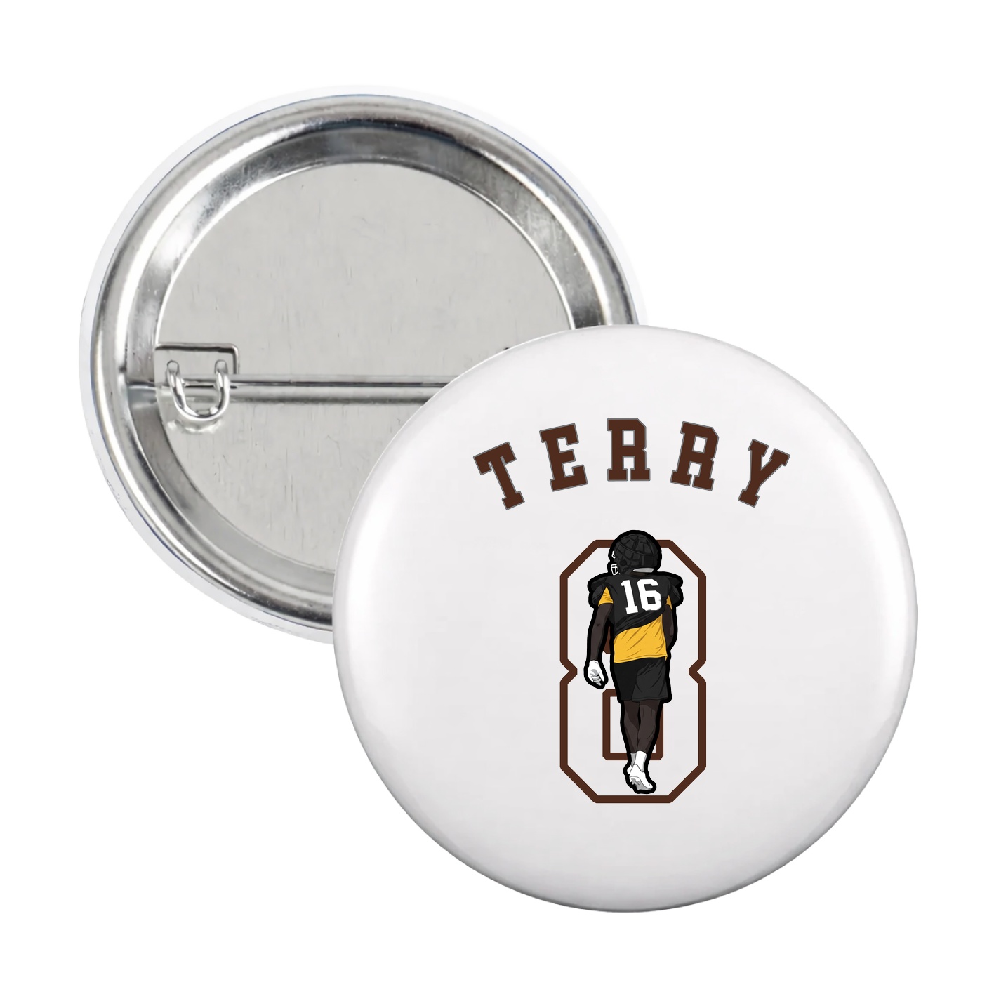 Game Day Button — Shirsey Arch in White