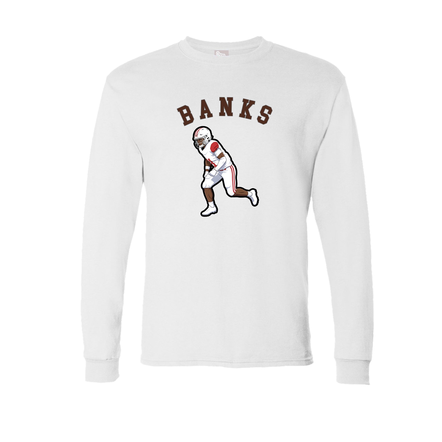 Long Sleeve Tee — Shirsey Arch in White