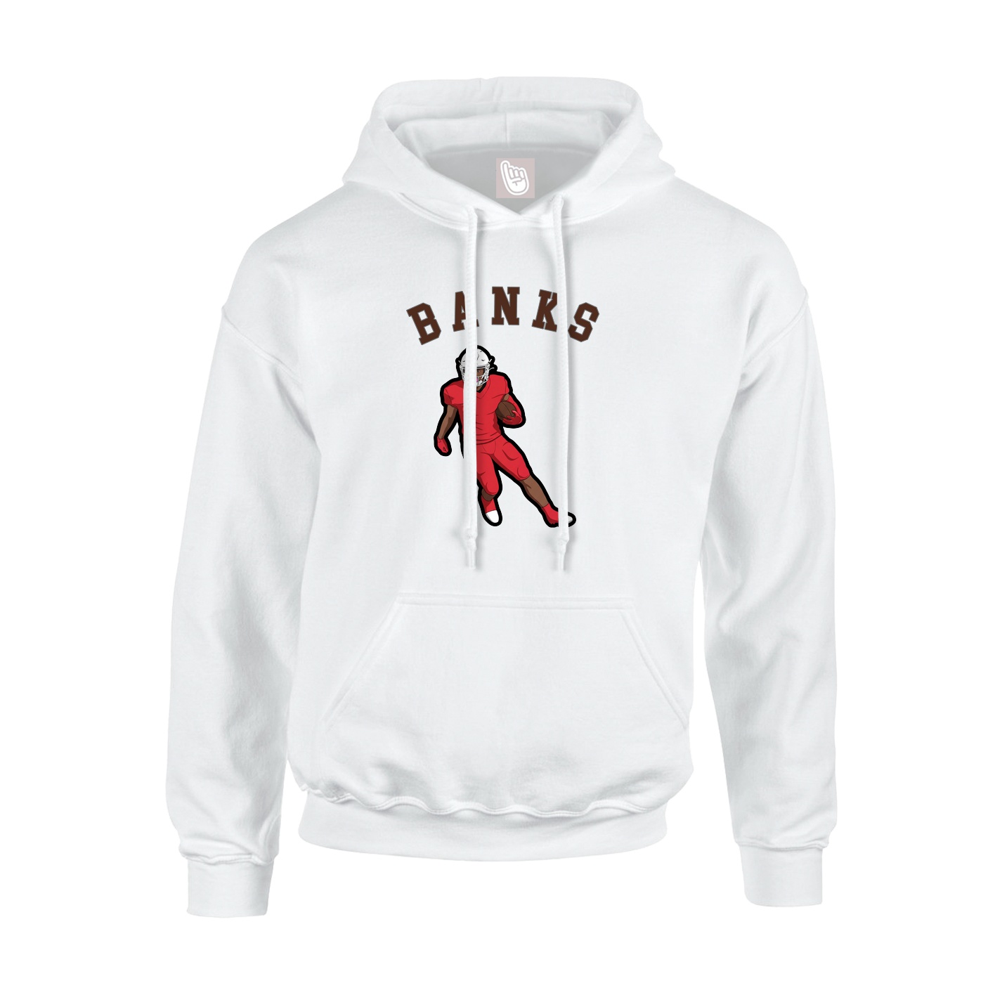 Hoodie — Shirsey Arch in White