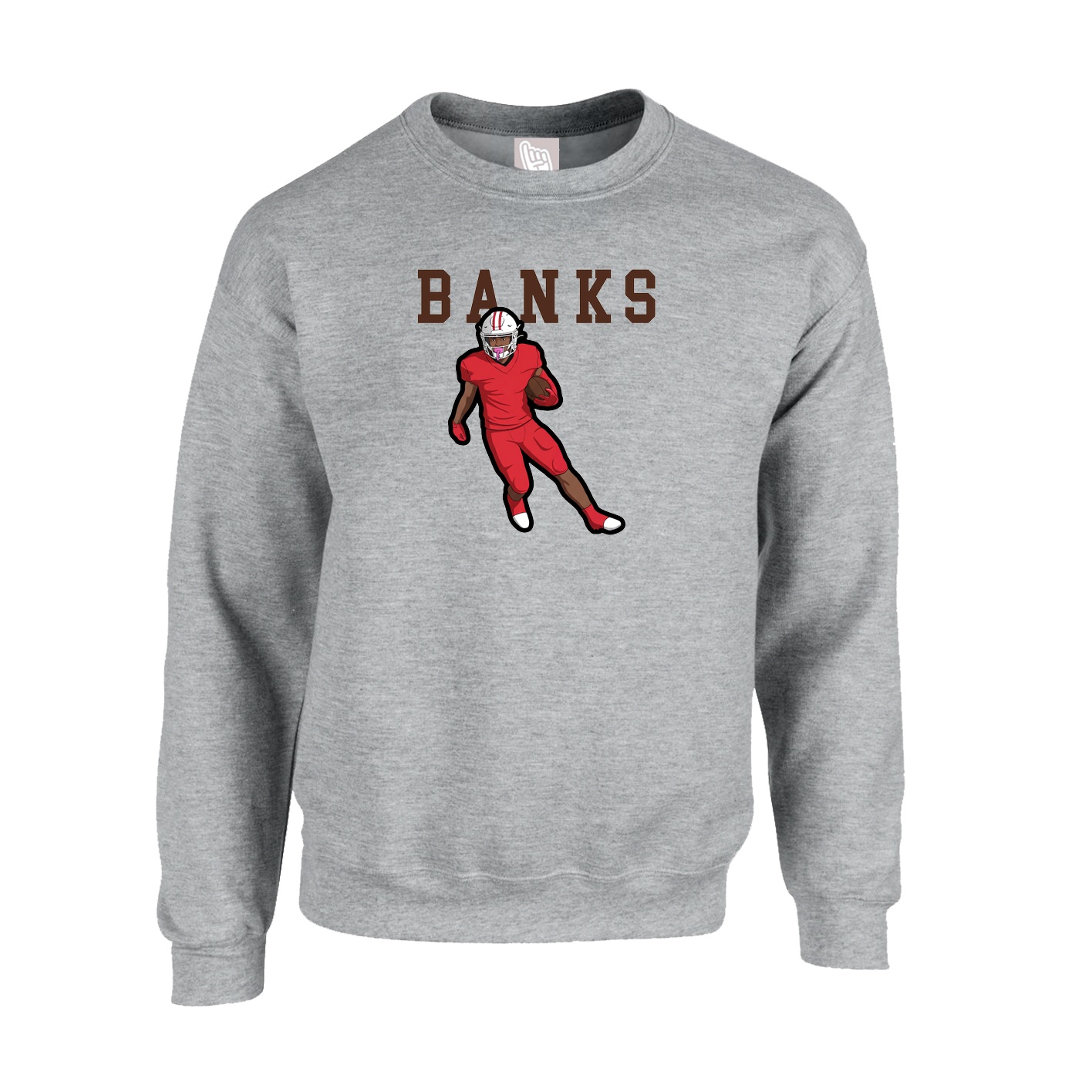 Fleece Crew — Shirsey in Grey