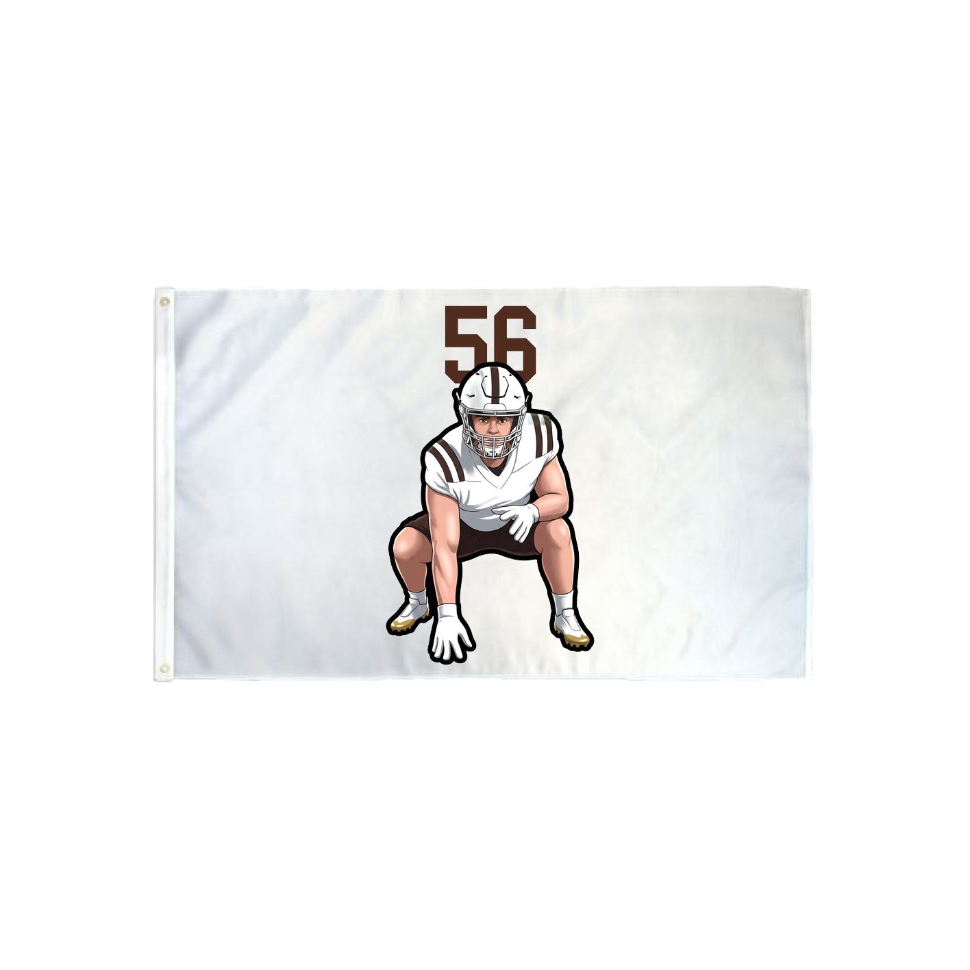 3x5 Flag — Number Top in Classic