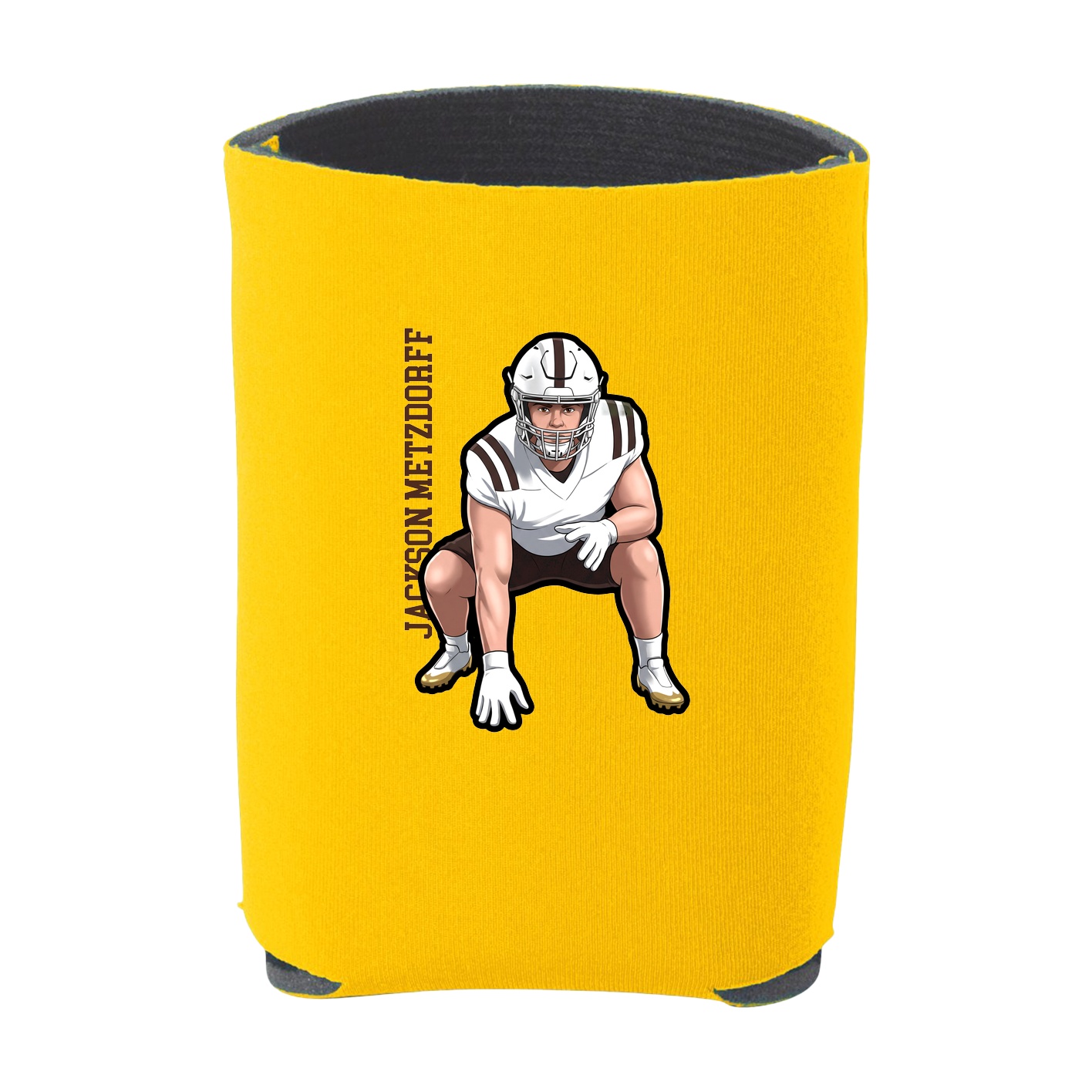 Can Holder — Name Vertical in Yellow