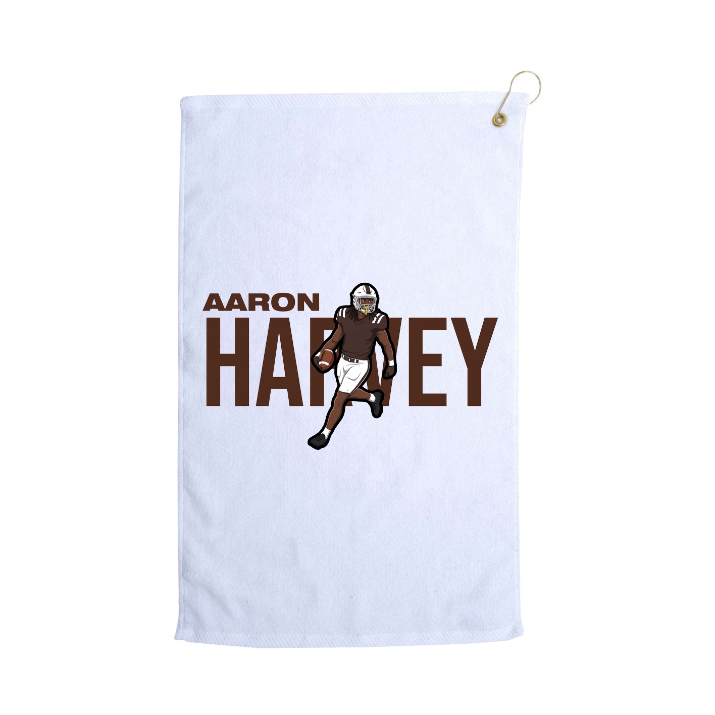 Golf Towel — Player Name in White