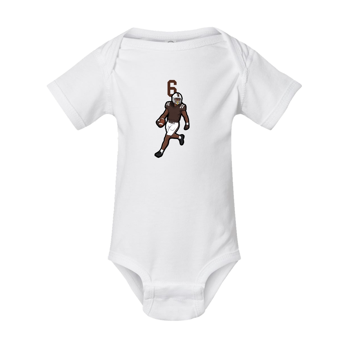 Baby Onesie — Number Top in White