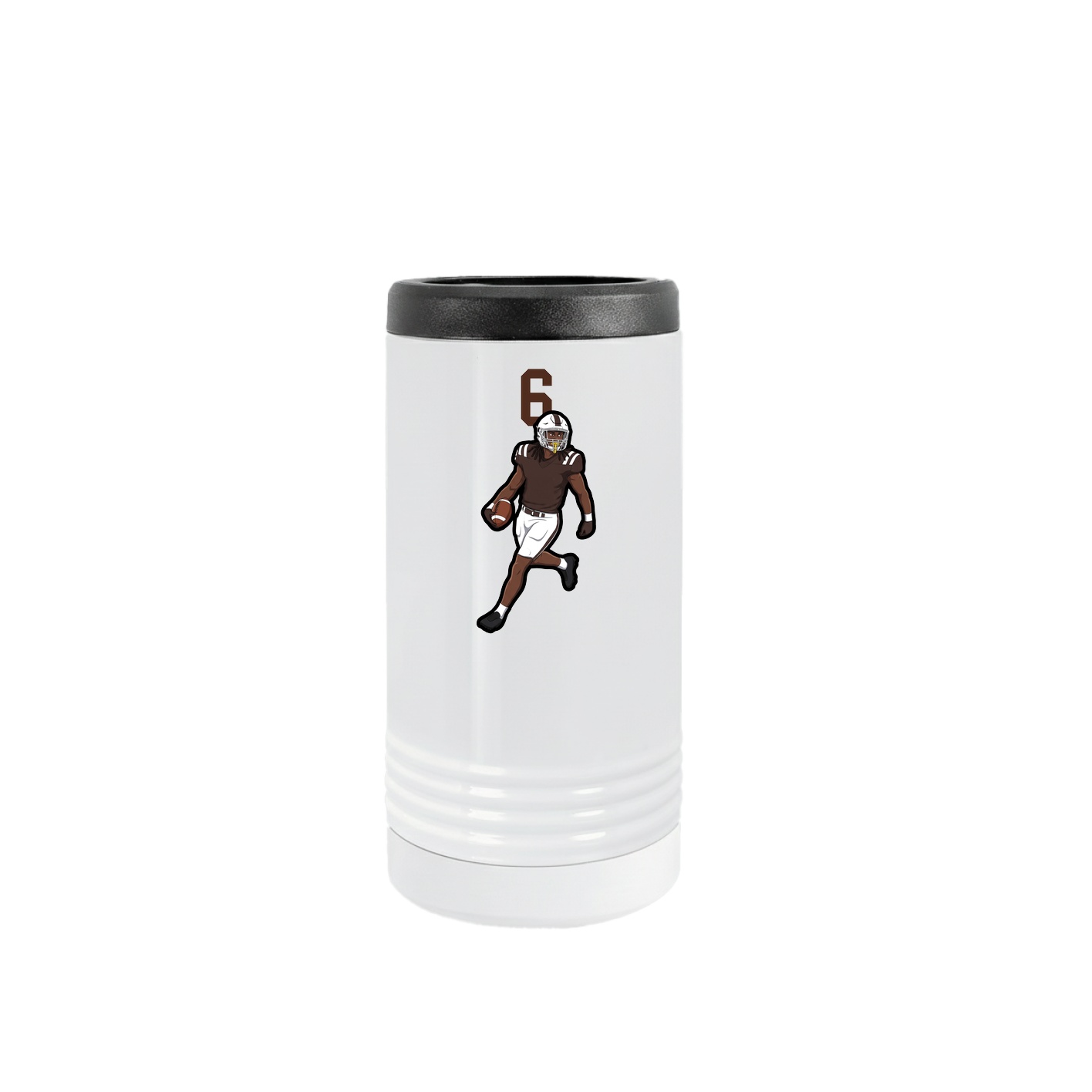 Slim Beverage Holder — Number Top in White