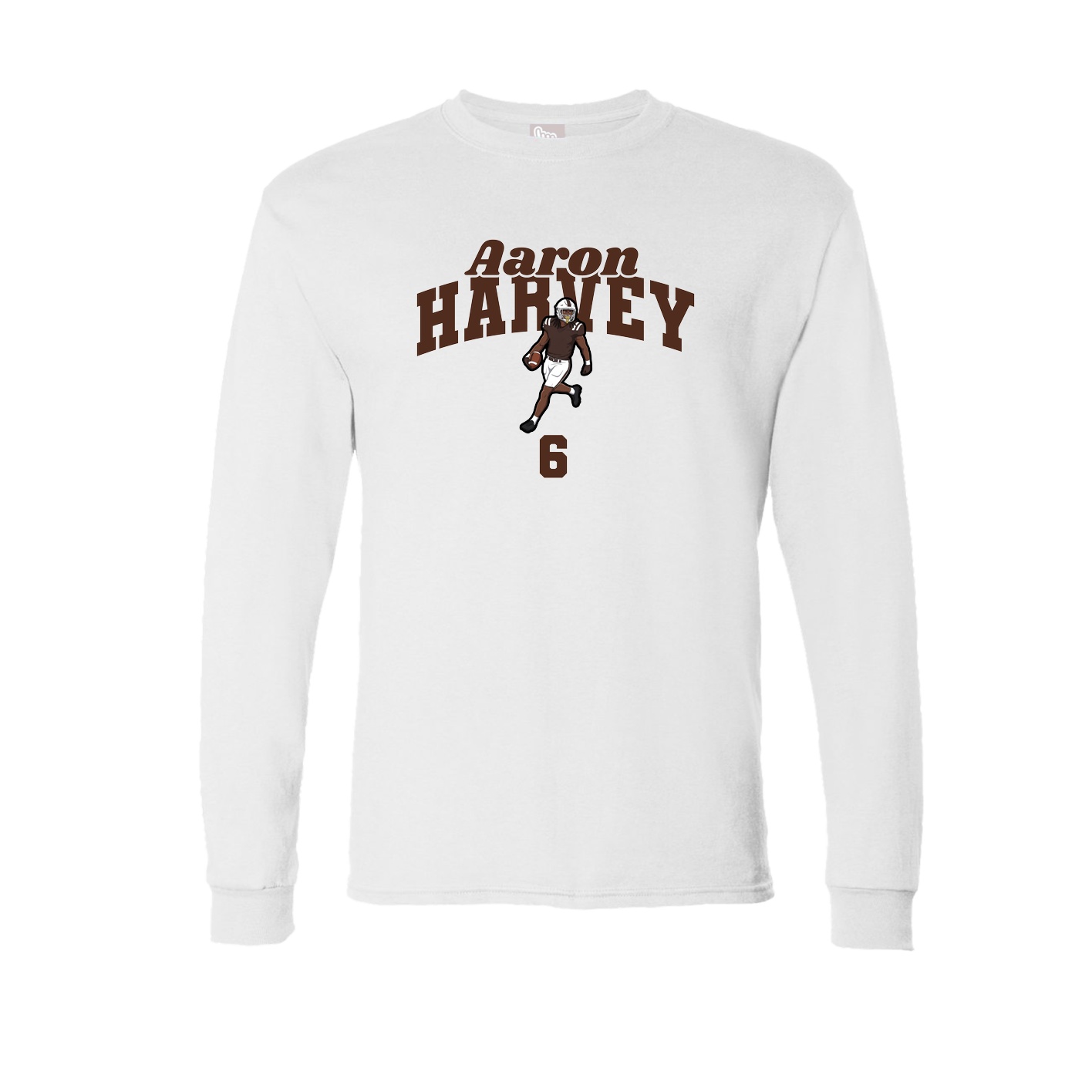 Long Sleeve Tee — Signature Arch in White