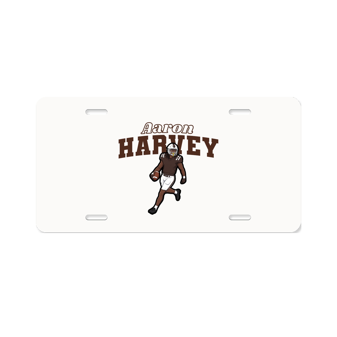 License Plate — Name Arch in Classic