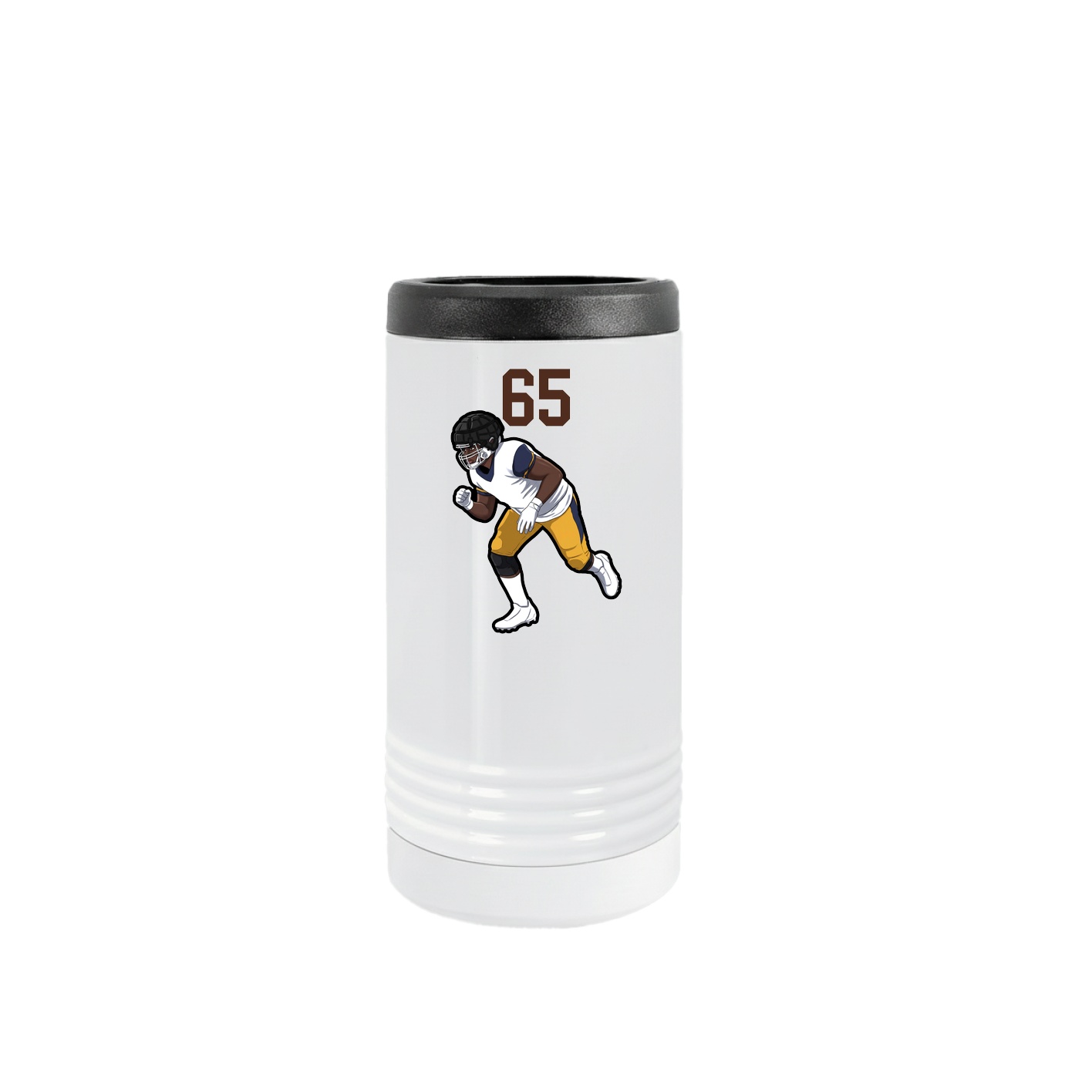 Slim Beverage Holder — Number Top in White