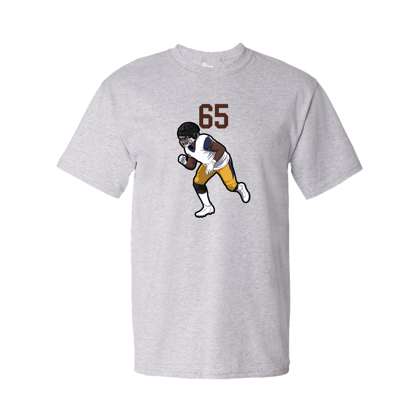 Tee — Number Top in Grey