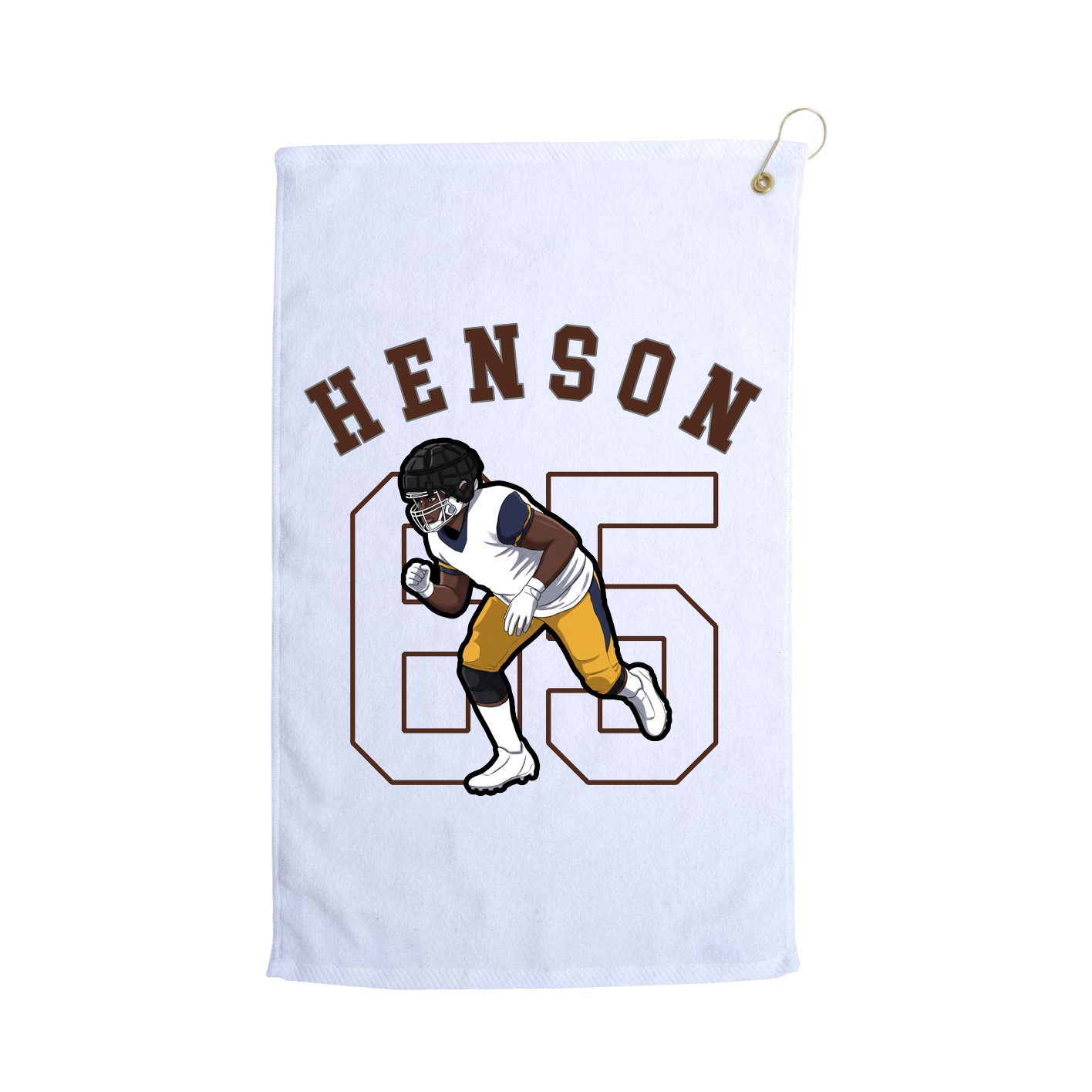 Golf Towel — Shirsey Arch in White