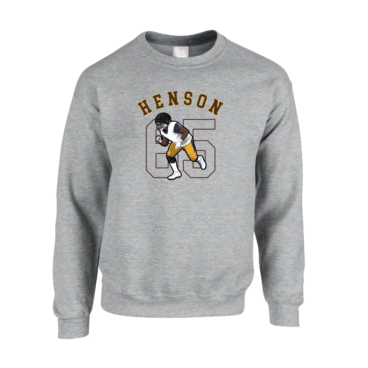 Fleece Crew — Shirsey Arch in Grey