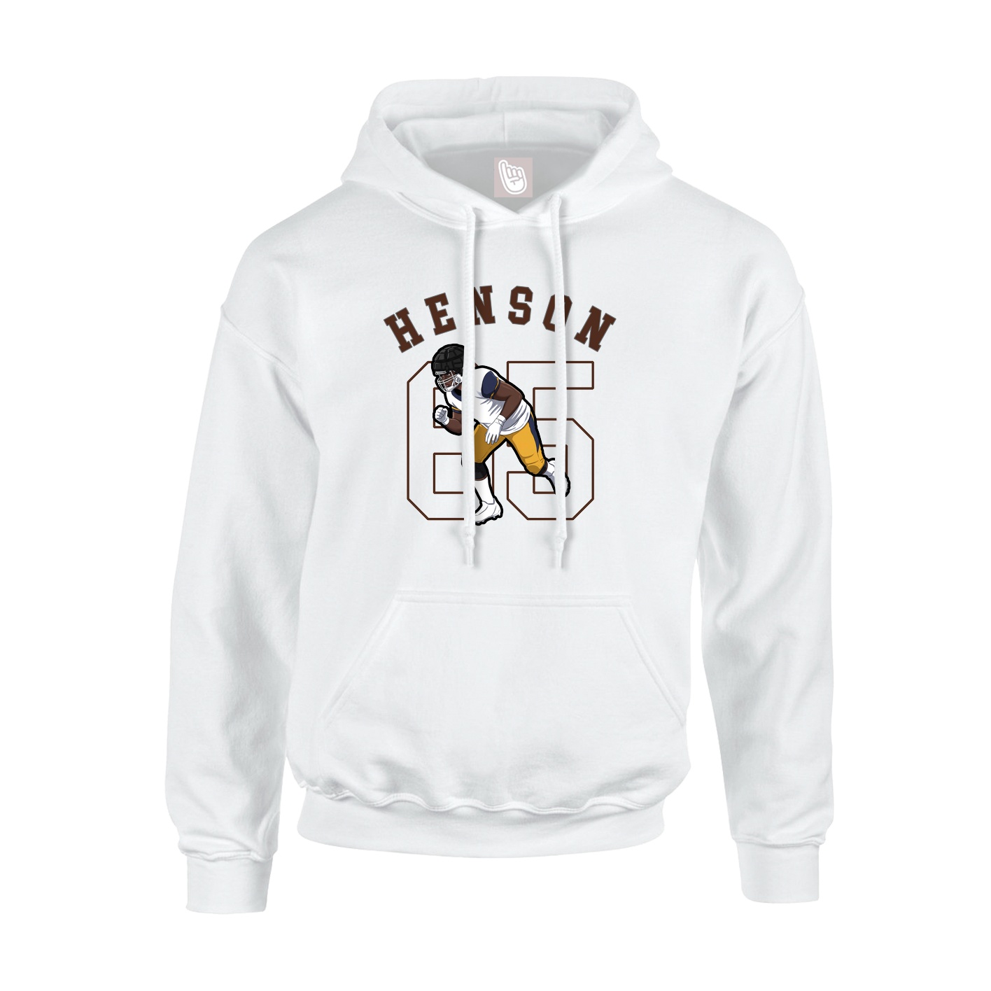 Youth Hoodie — Shirsey Arch in White
