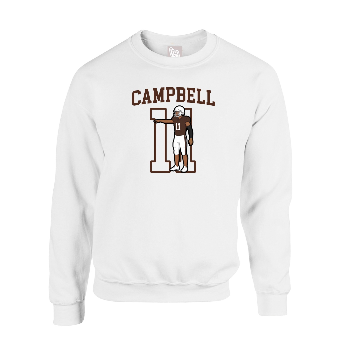 Fleece Crew — Shirsey in White