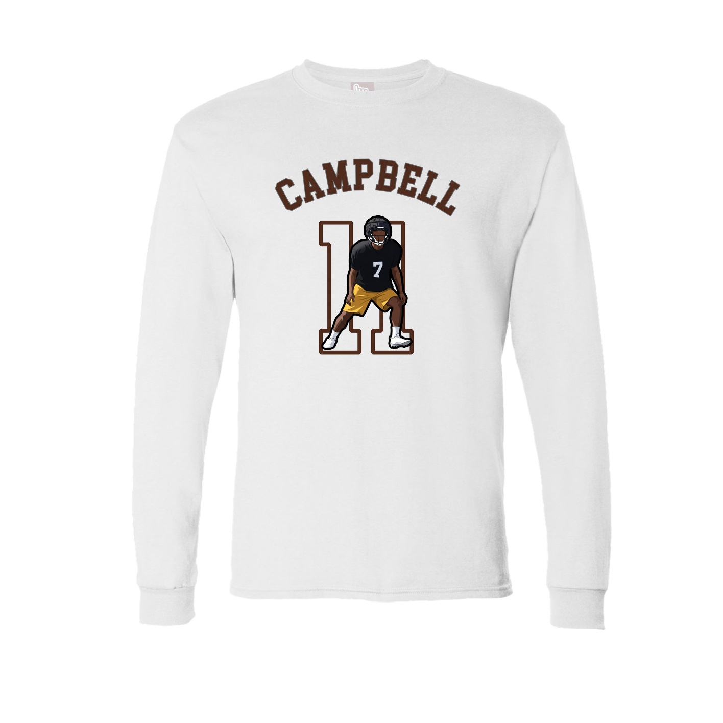 Long Sleeve Tee — Shirsey Arch in White