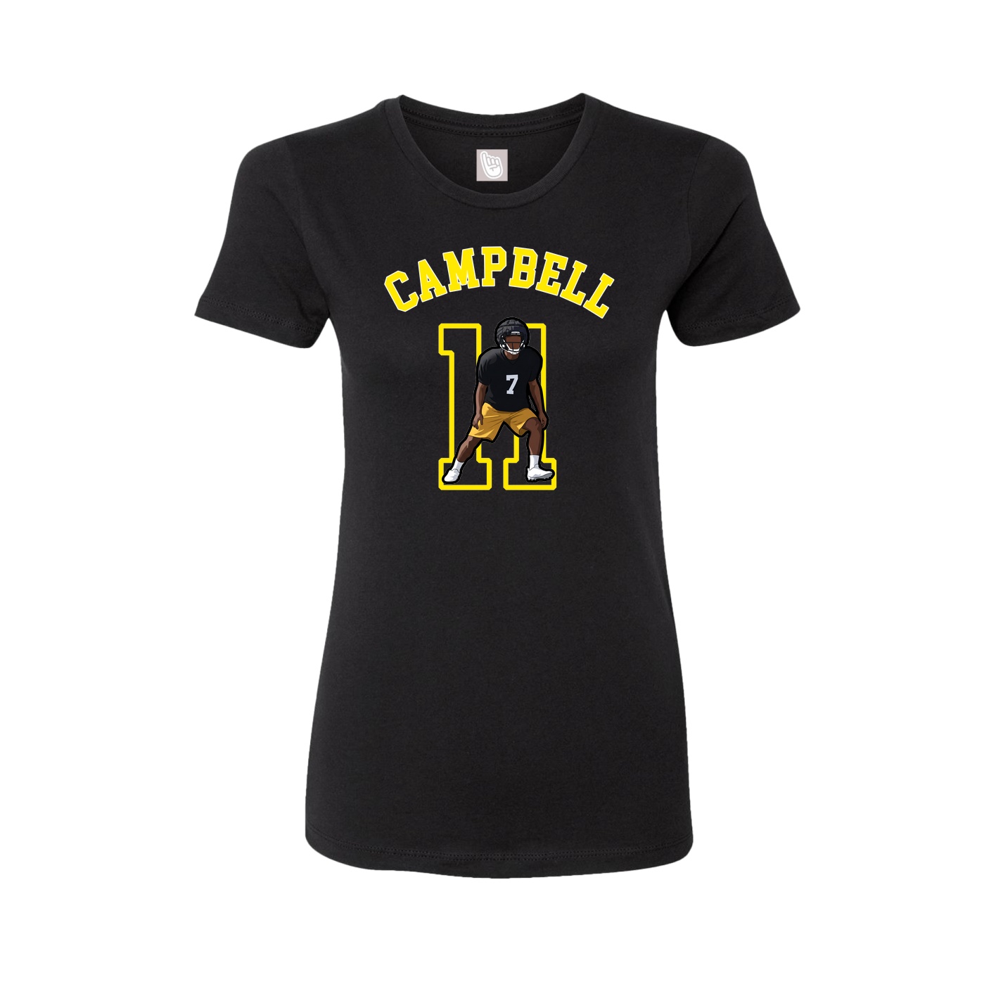 Womens Tee — Shirsey Arch in Black