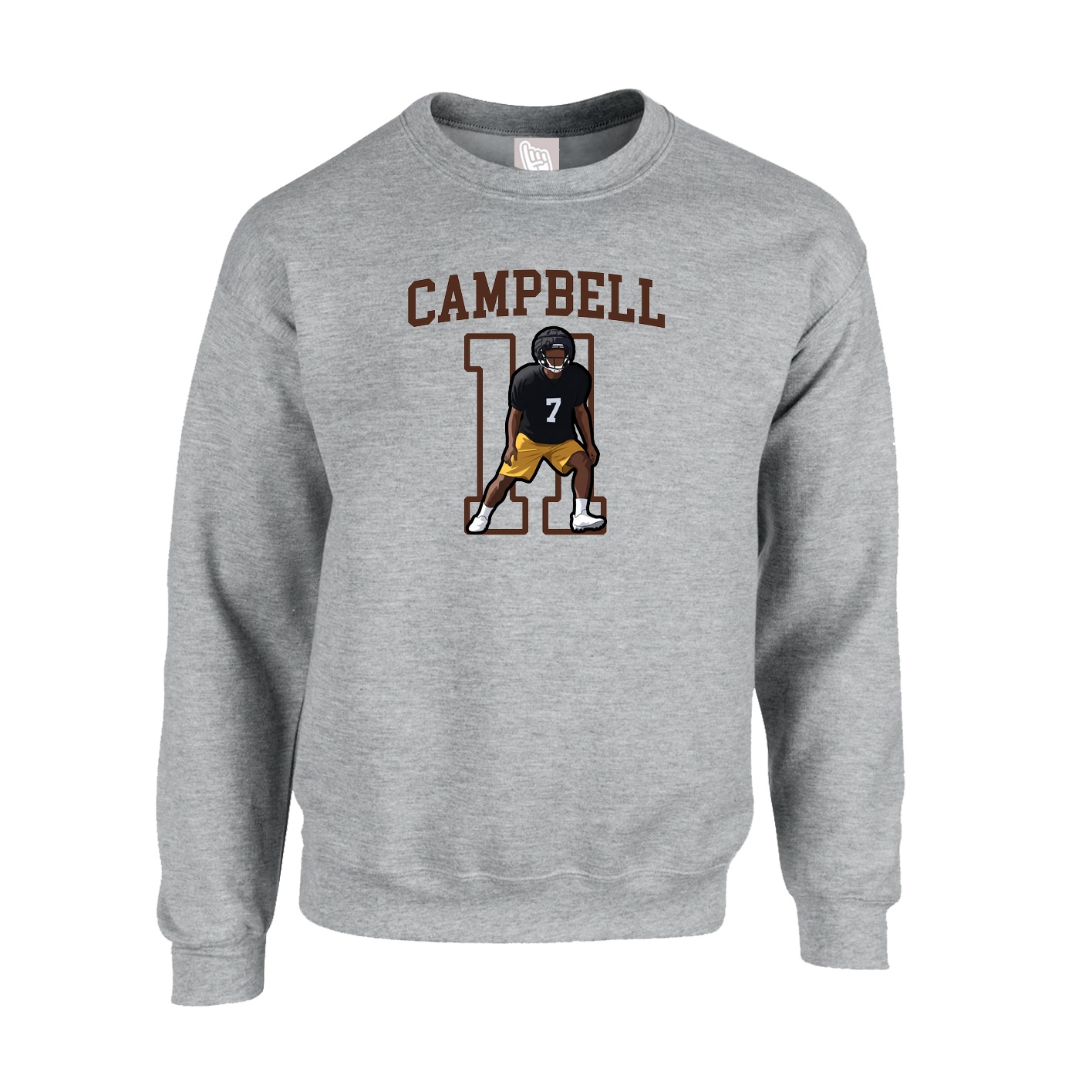 Fleece Crew — Shirsey in Grey