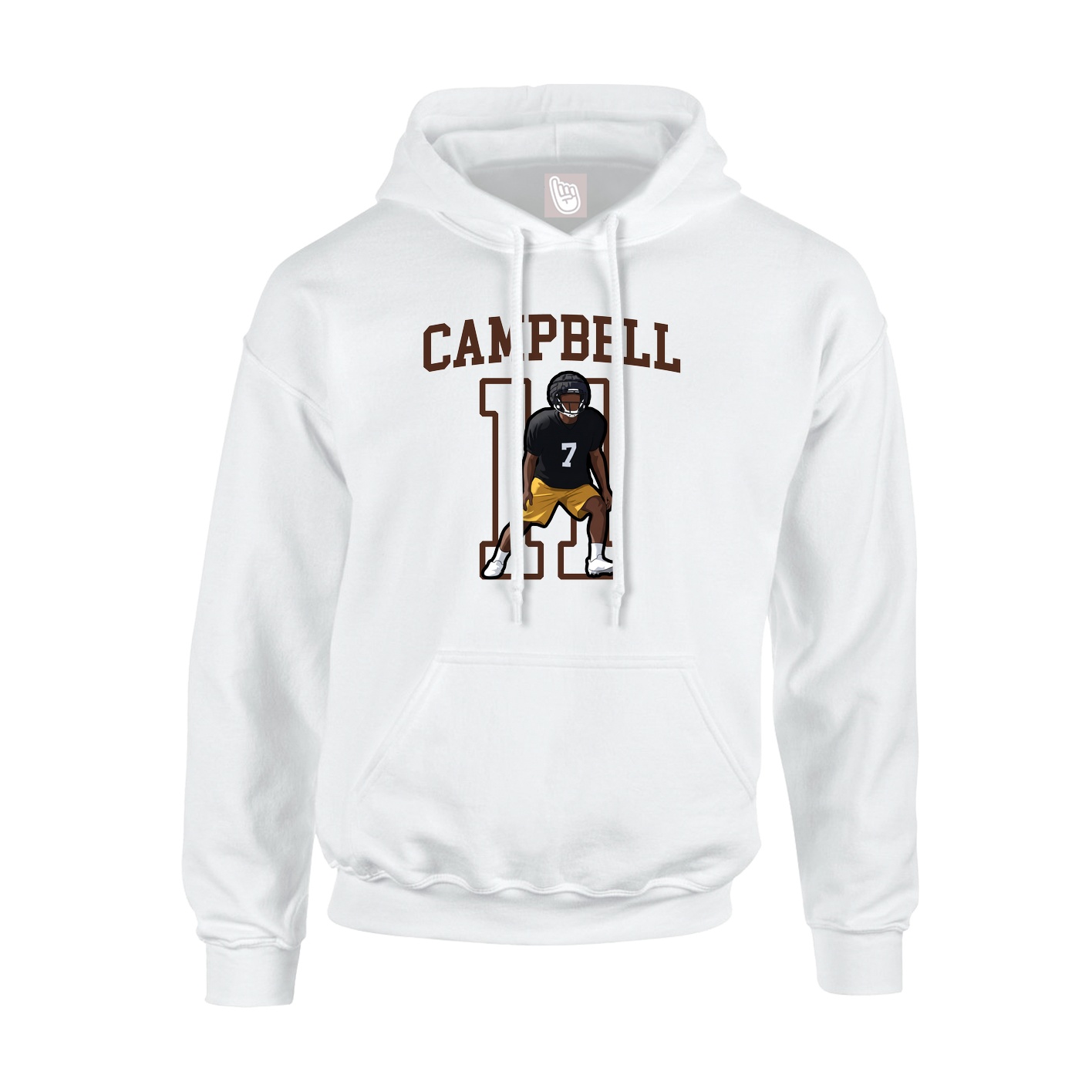 Youth Hoodie — Shirsey in White