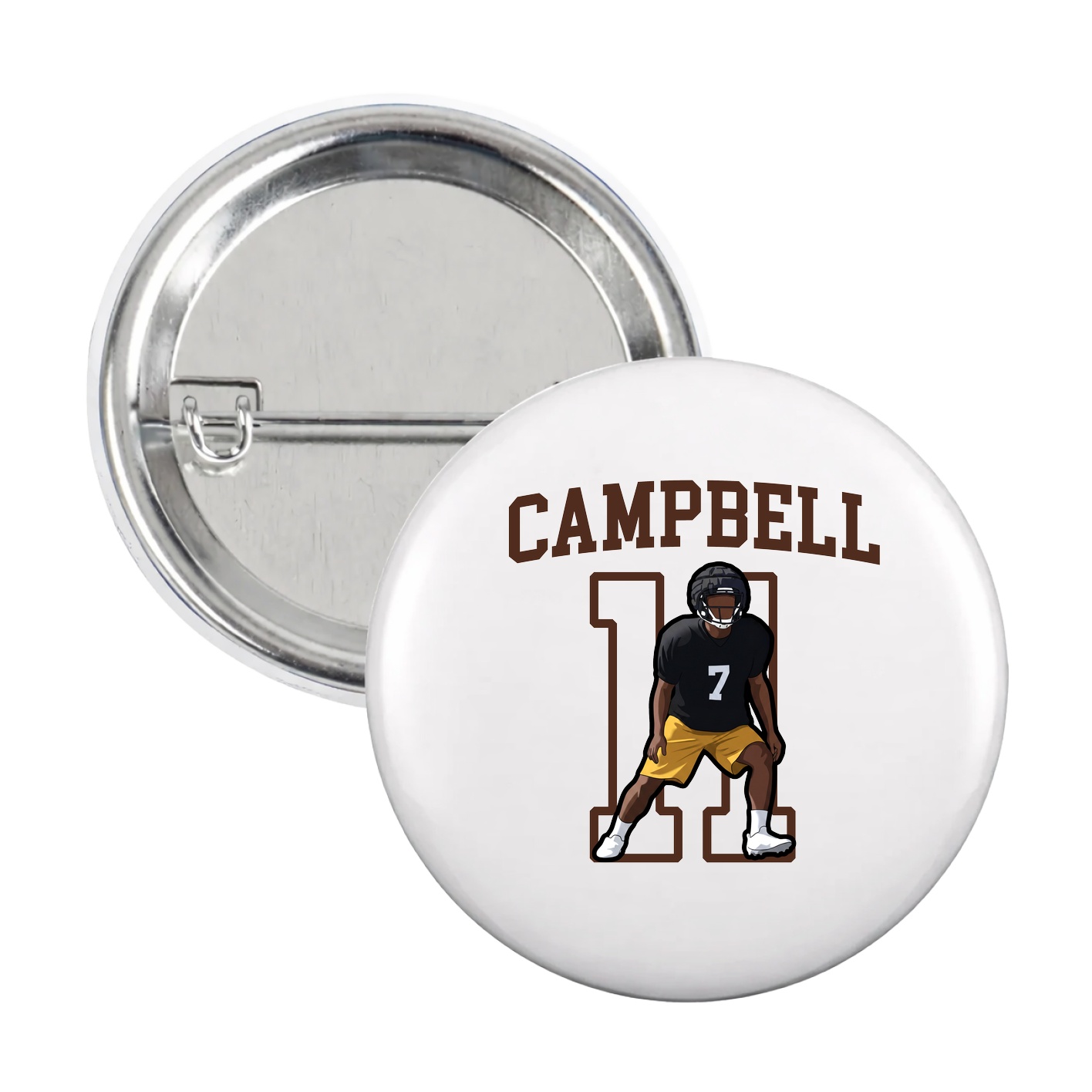 Game Day Button — Shirsey in White